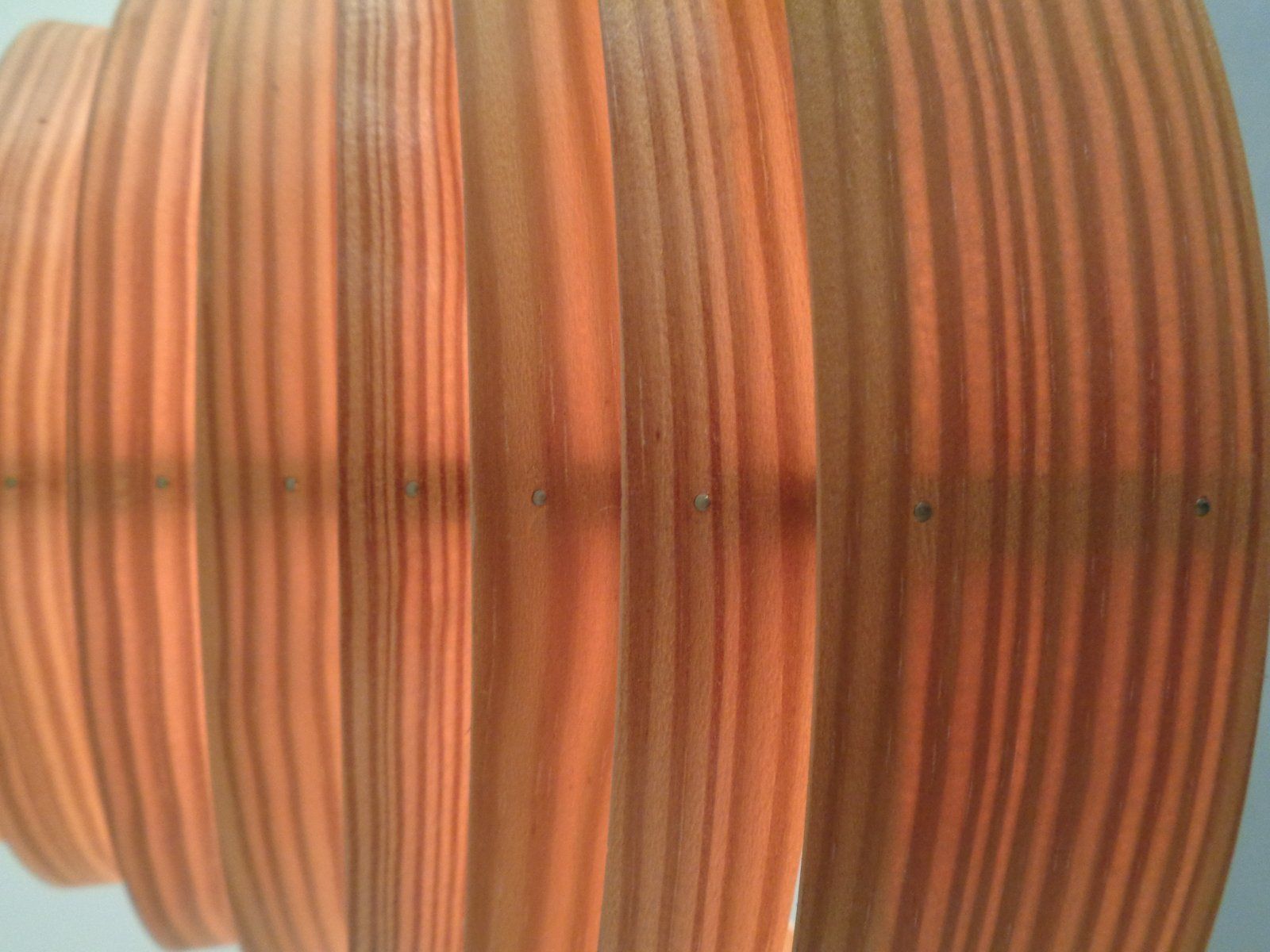 photo for sale Wooden Lamella Ceiling Lamp By Hans Agne Jakobsson For Hans Agne Jakobsson Ab Markaryd 1960s