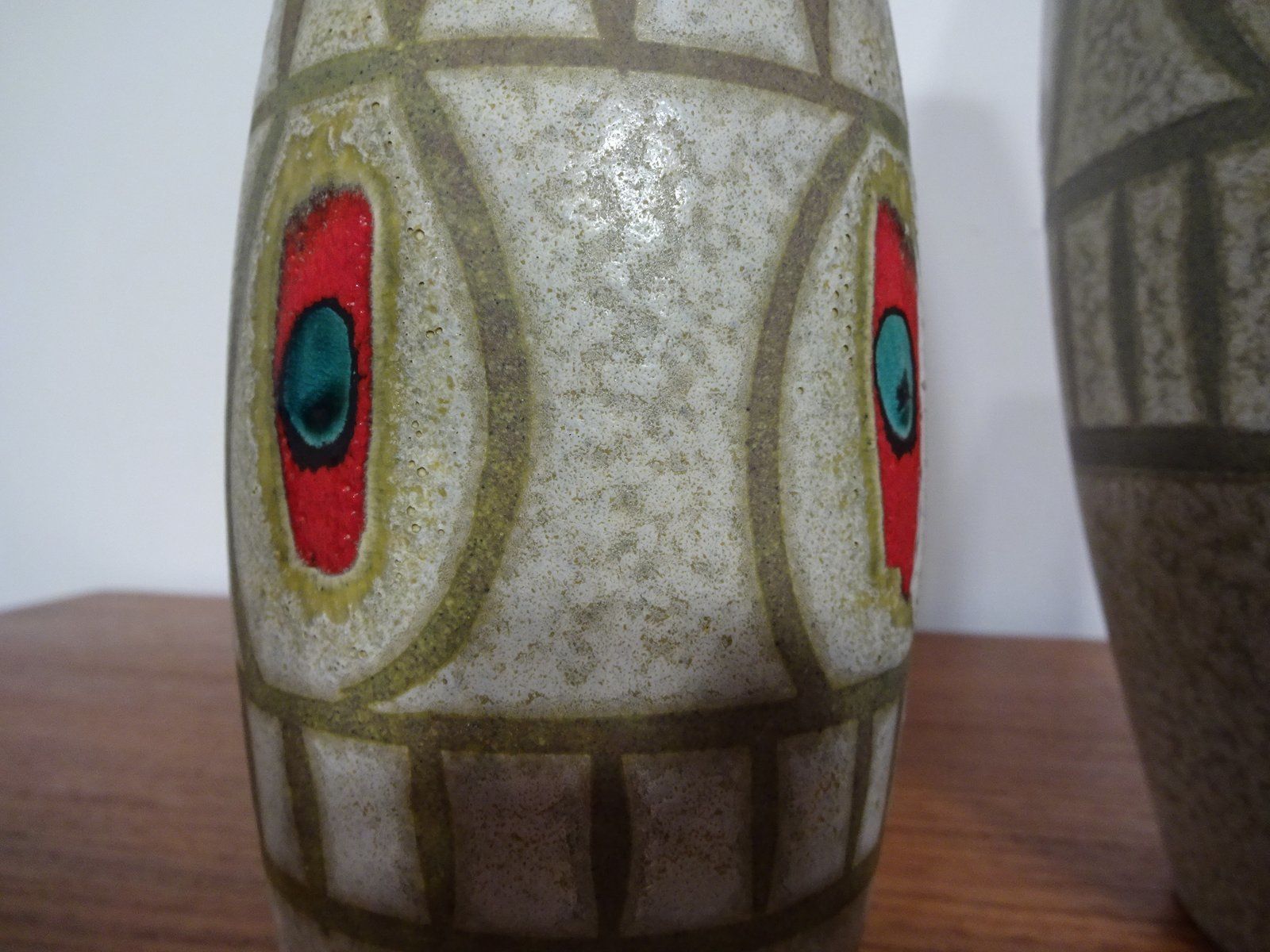 Home Decor West German Ceramic Vases From Scheurich, 1960s, Set Of 2 photo