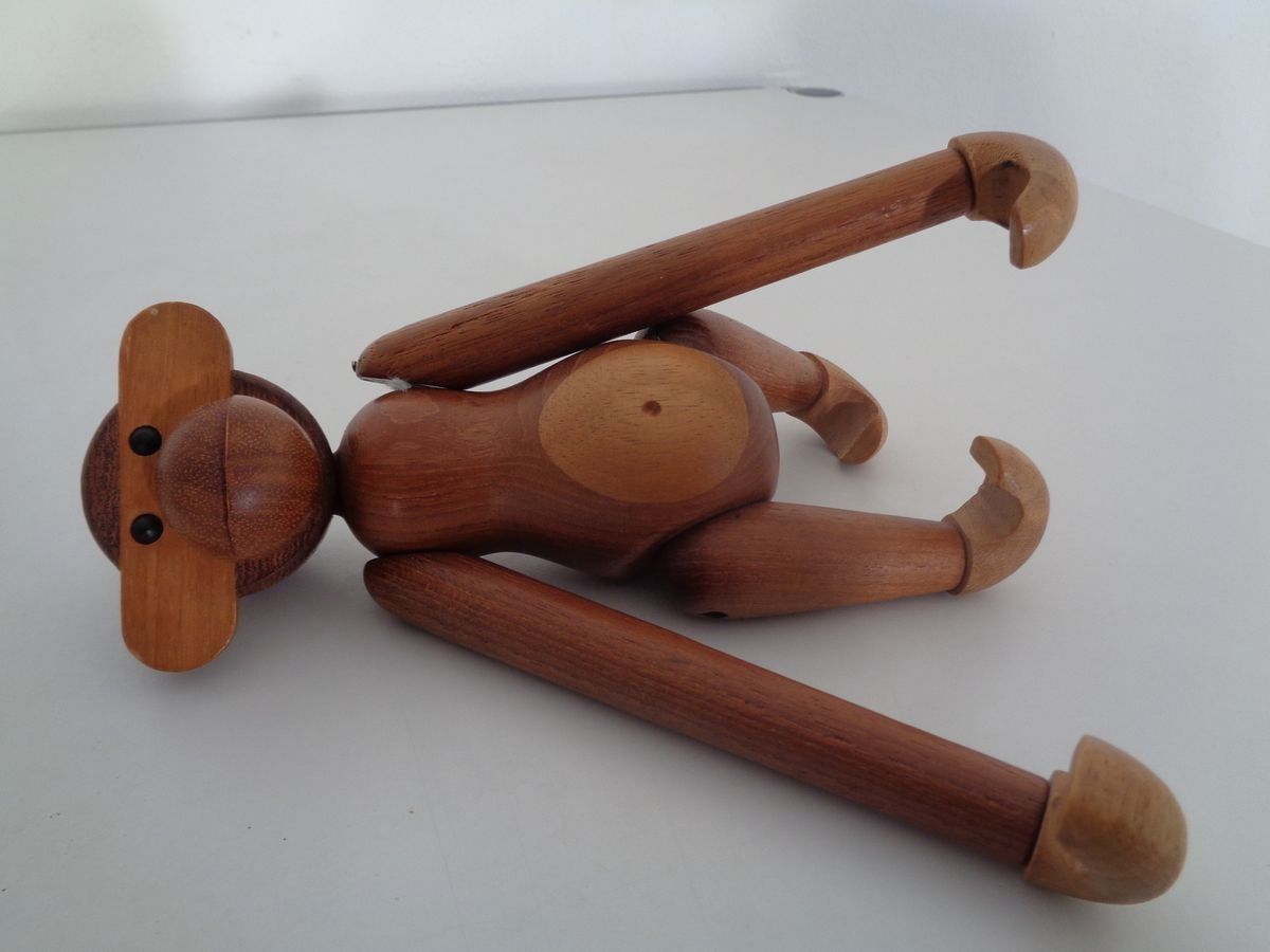 Teak Monkeys By Kay Bojesen, 1950s, Set Of 2 photo buy