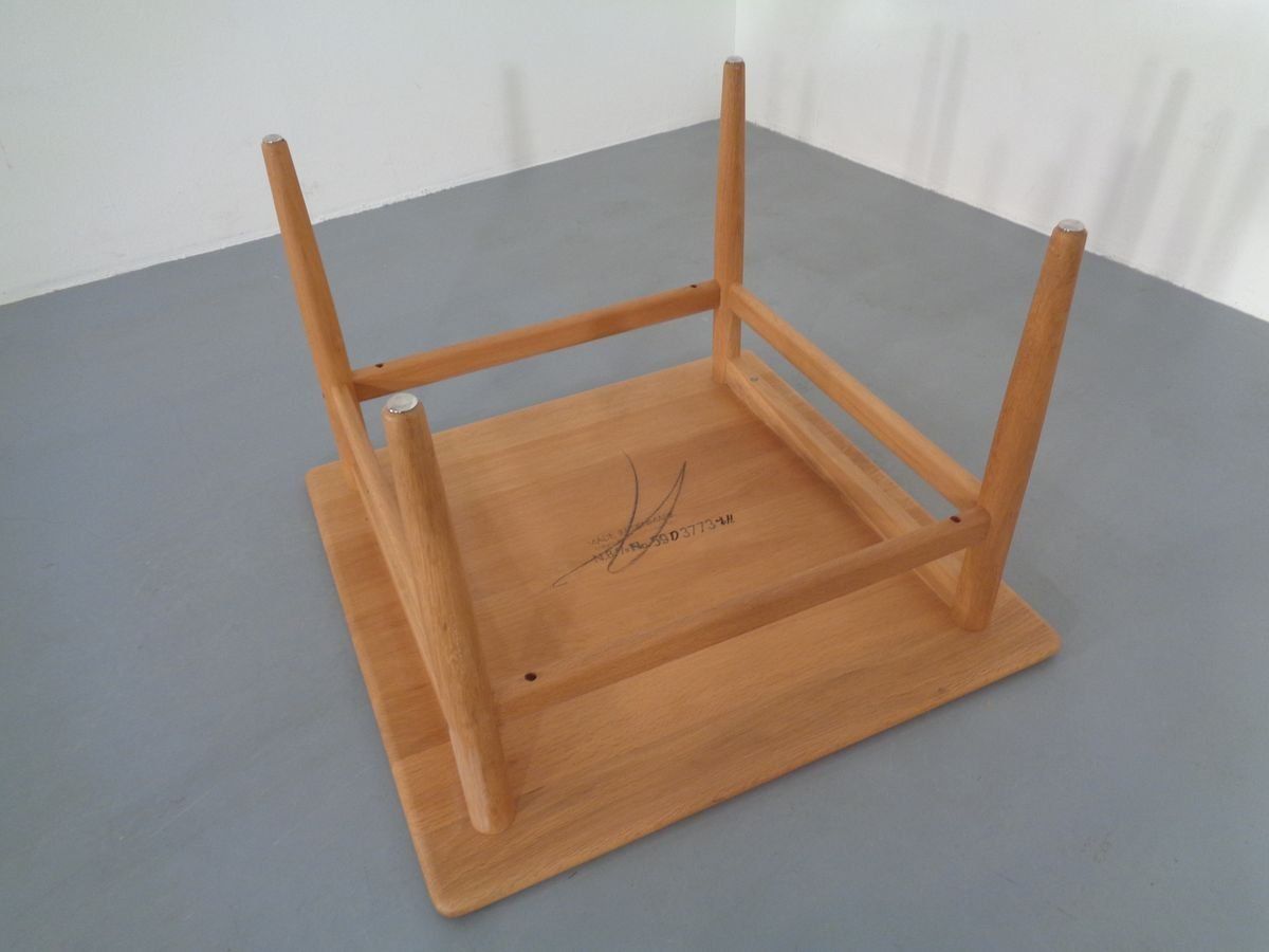 Danish Oak Sofa Table By Niels Bach, 1960s photo vintage