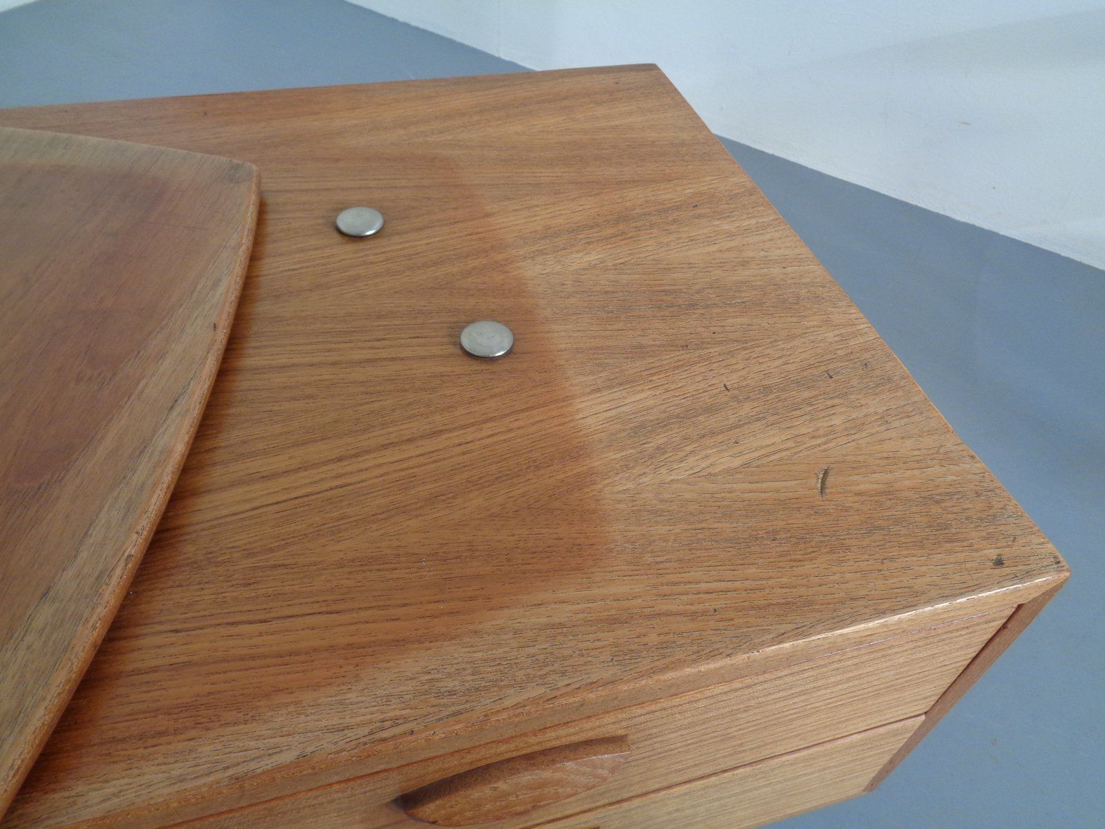photo vinterior Danish Teak Chest Of Drawers With Rotatable Tray, 1960s