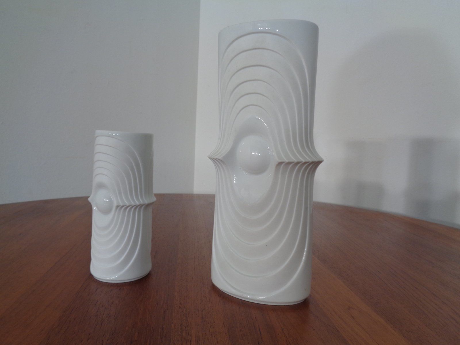 photo for sale Mid Century Op Art Vases From Royal Kpm  1960s  Set Of 6