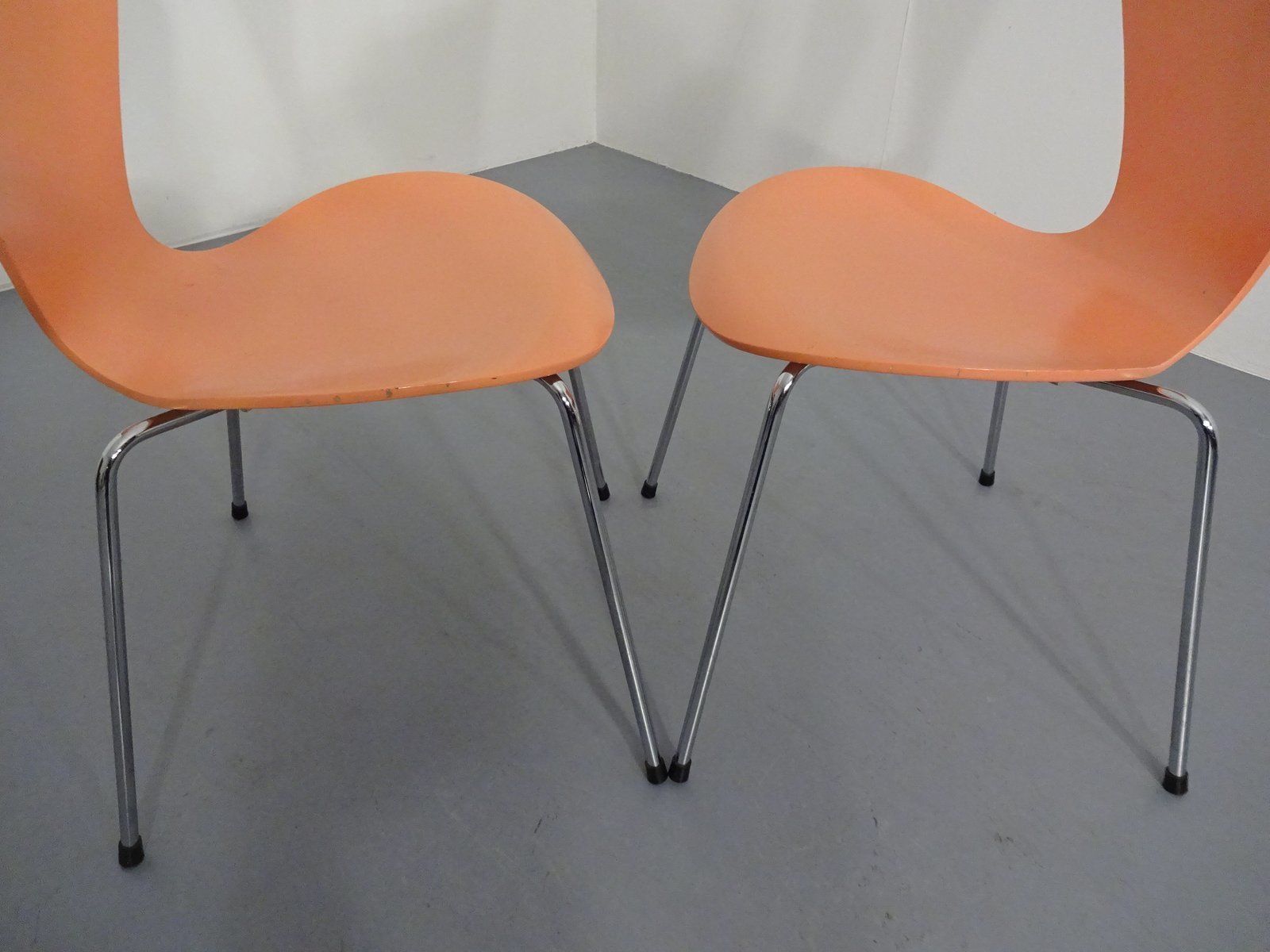 Danish 3107 Chairs By Arne Jacobsen For Fritz Hansen, 1994, Set Of 2 photo vintage