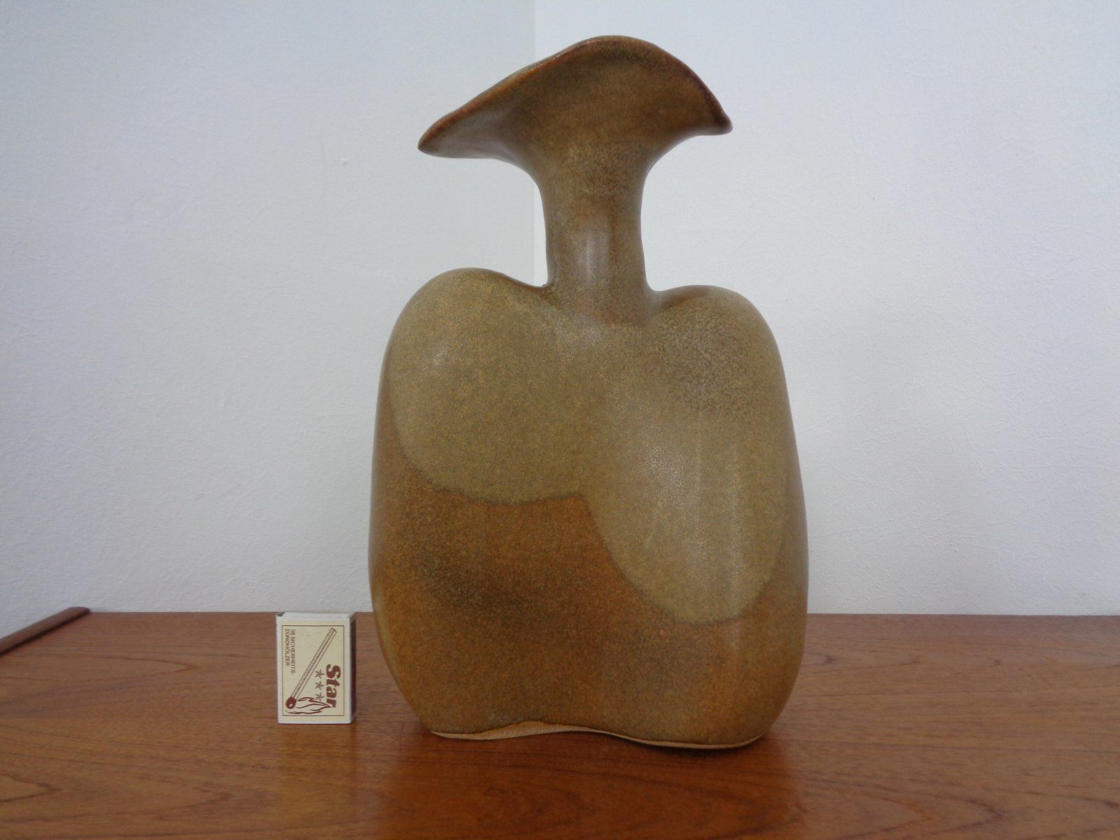 Large Danish Studio Vase In Ceramic, 1960s photo vintage
