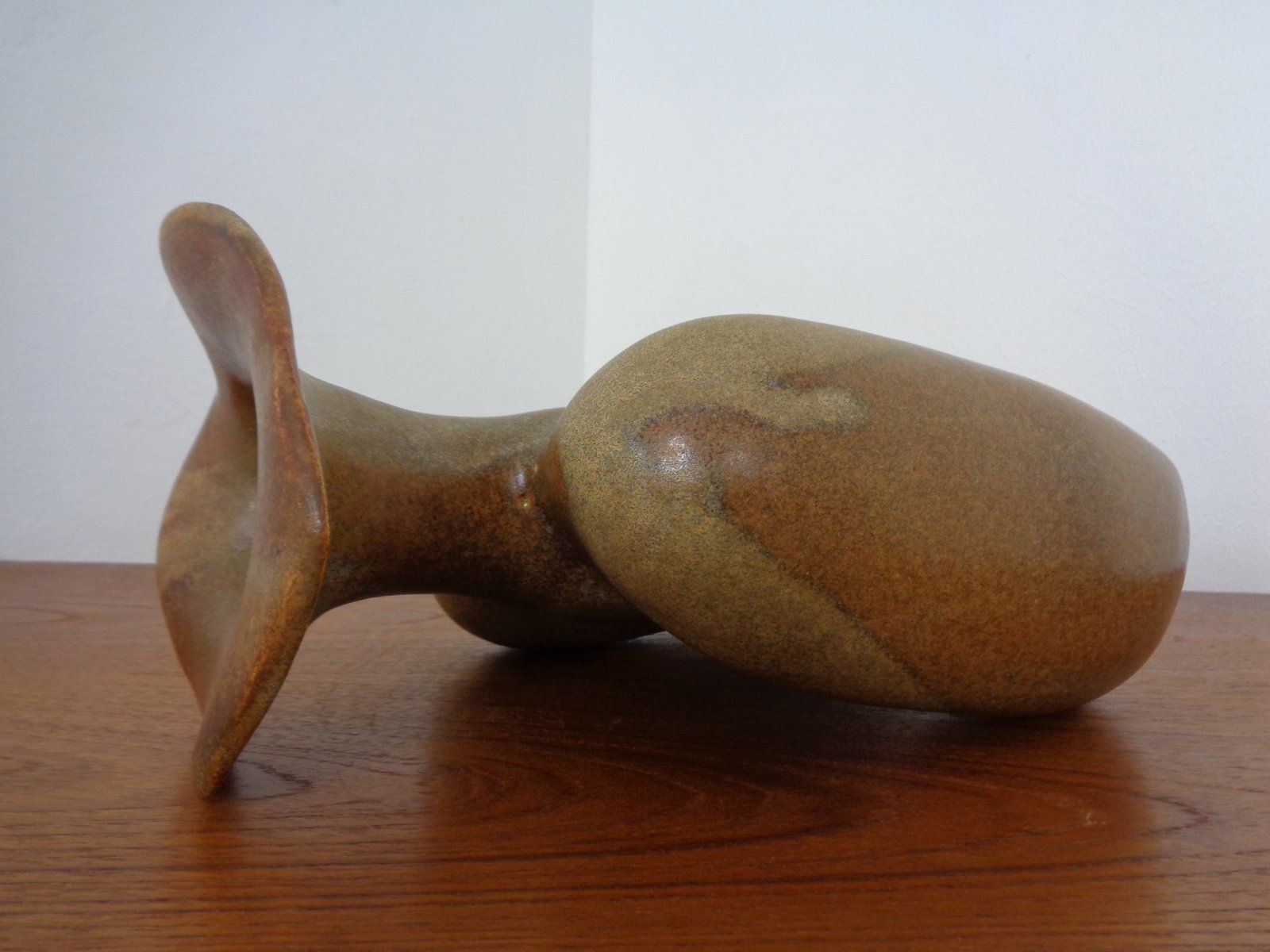 photo vinterior Large Danish Studio Vase In Ceramic, 1960s