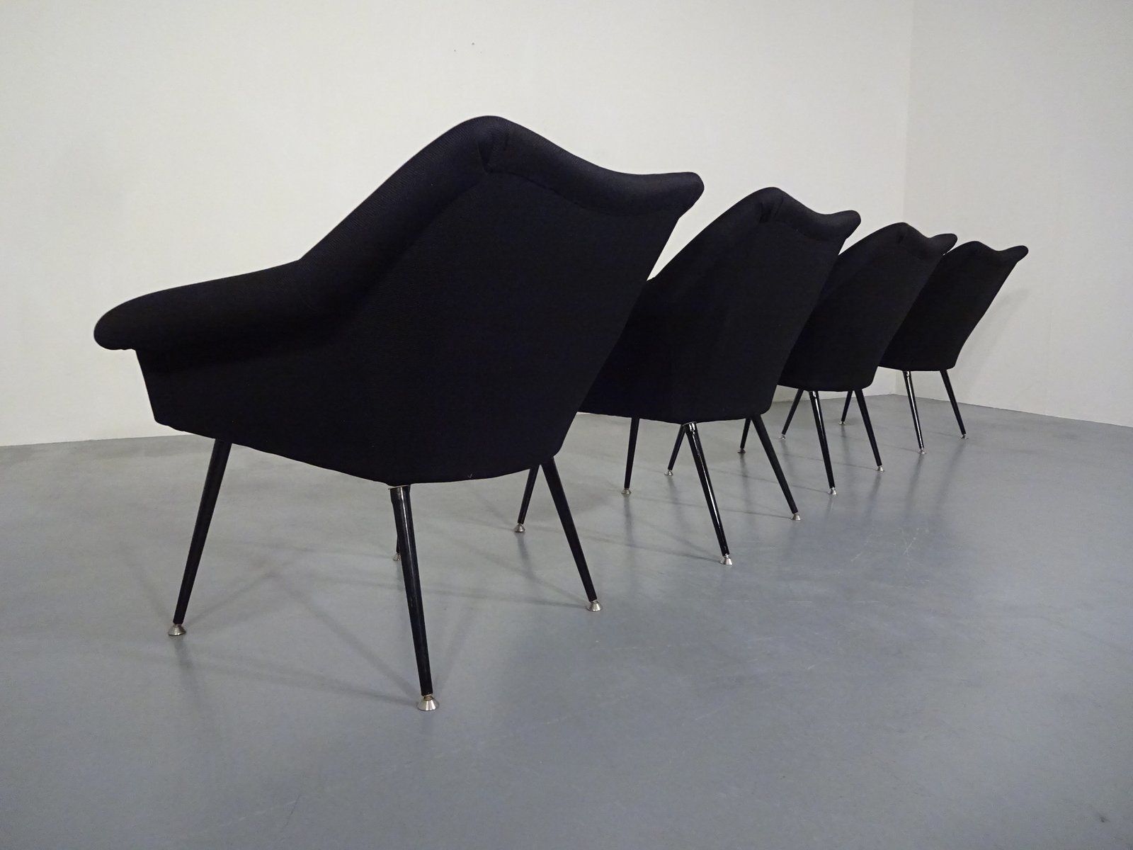 Mid Century Lounge Chairs 1960s Set Of 4 photo buy