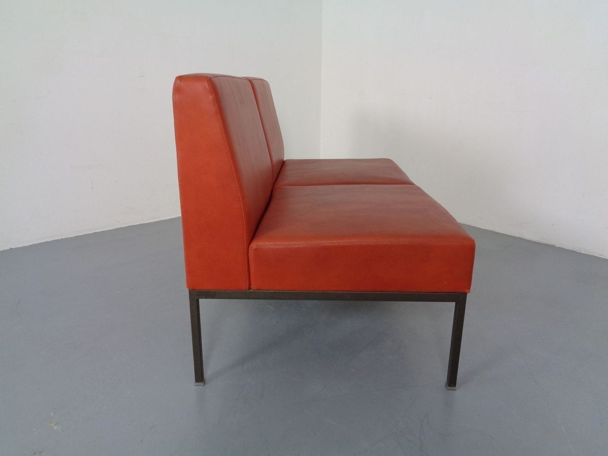 Minimalist 2 Seater Bench  1960s photo for sale