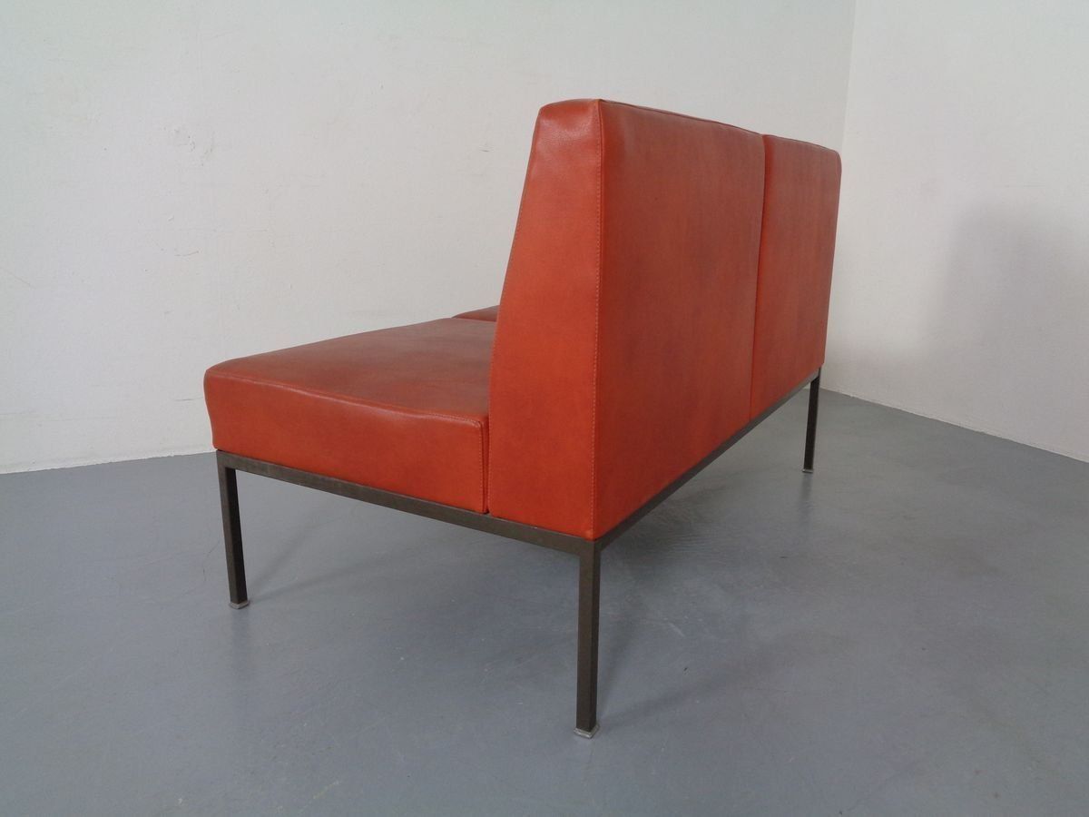 Minimalist 2 Seater Bench  1960s photo vintage