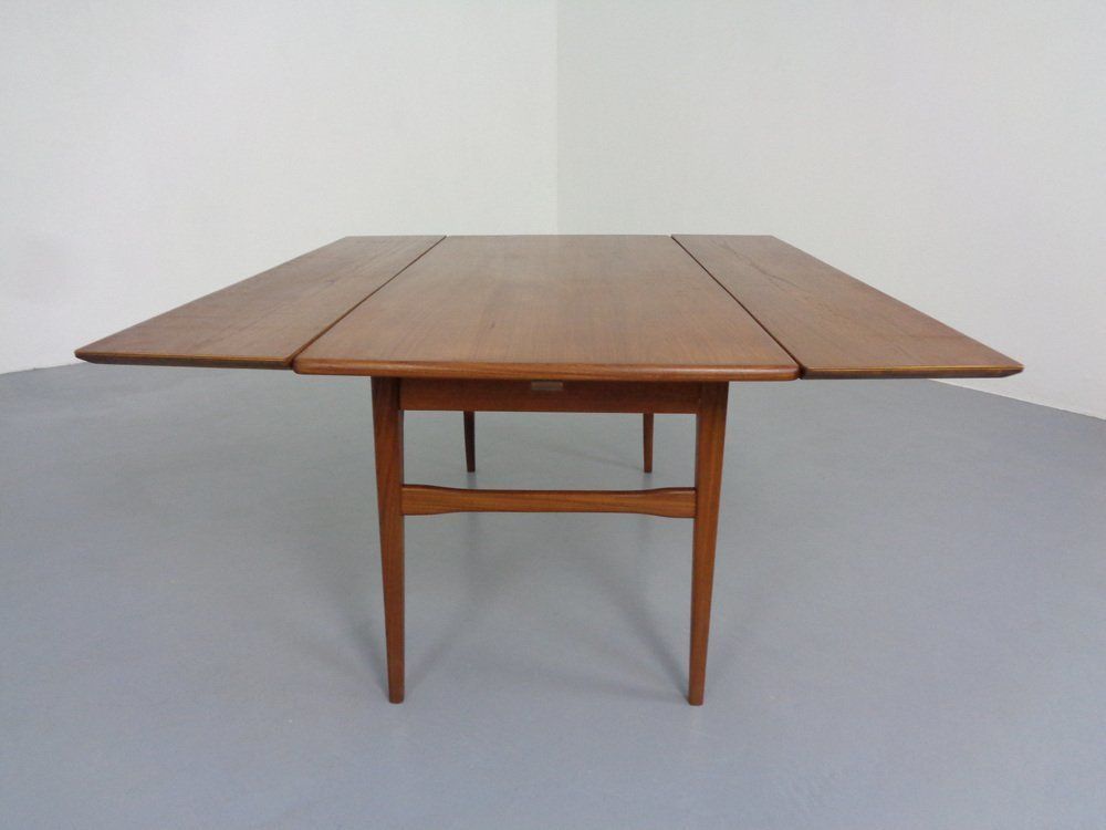 Teak Dining Or Coffee Table, Denmark, 1960s photo for sale