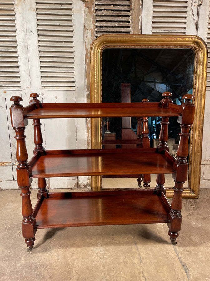 Furniture Antique Mahogany Early Victorian Server/Bookcase/Buffet Fabulous Quality Circa 1850 photo