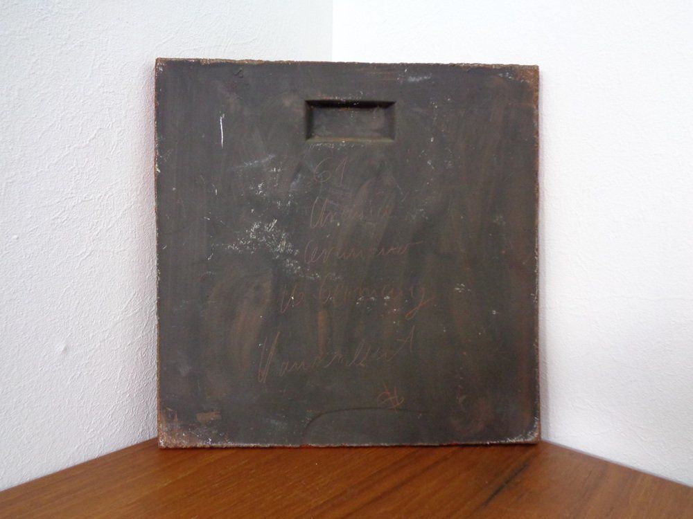 Large Urania Ceramic Wall Plaque By Gerda Heuckeroth For Ceramano, 1960s photo vintage