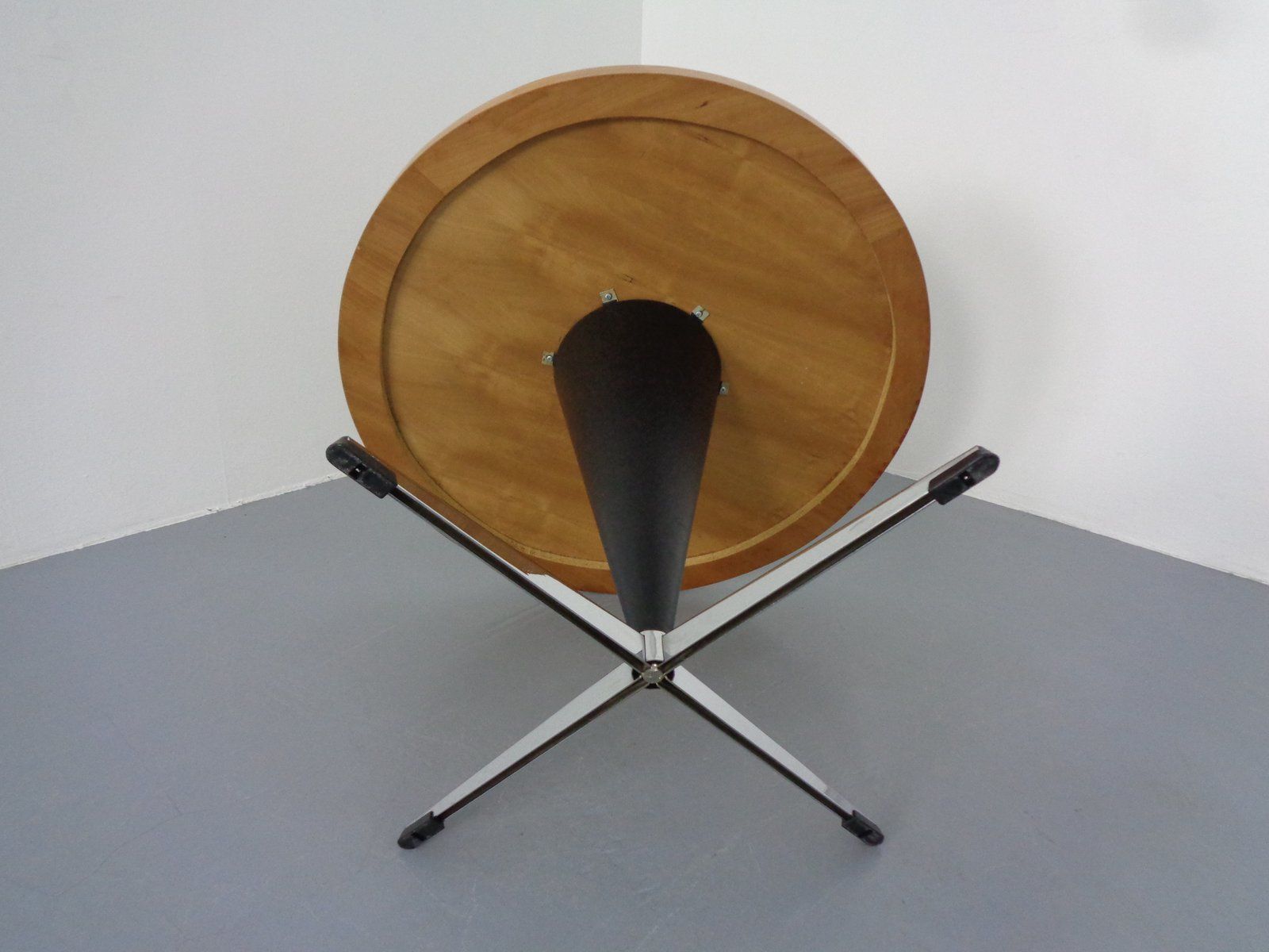 Early Cone Table By Verner Panton For Plus Linje, 1950s photo buy