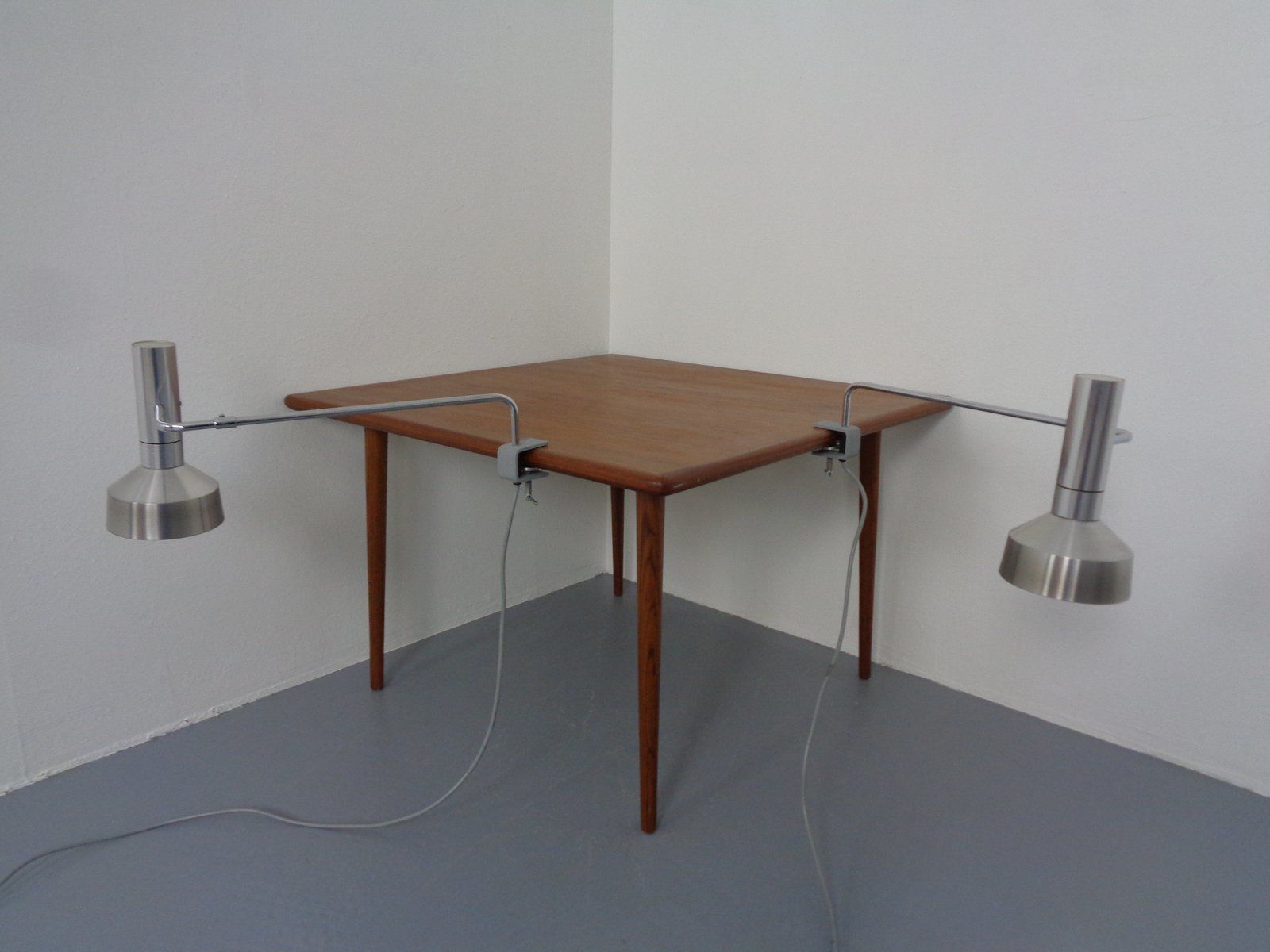 Swiss Desk Clip Lamp By Rico & Rosemarie Baltensweiler Minilux, 1960s photo for sale
