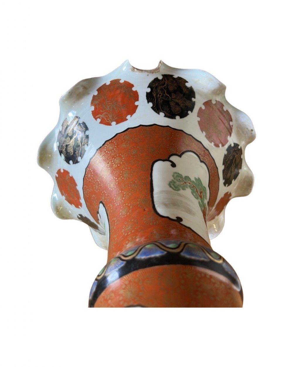Very Large Pair (38 Inch) Japanese Floor Vases photo buy