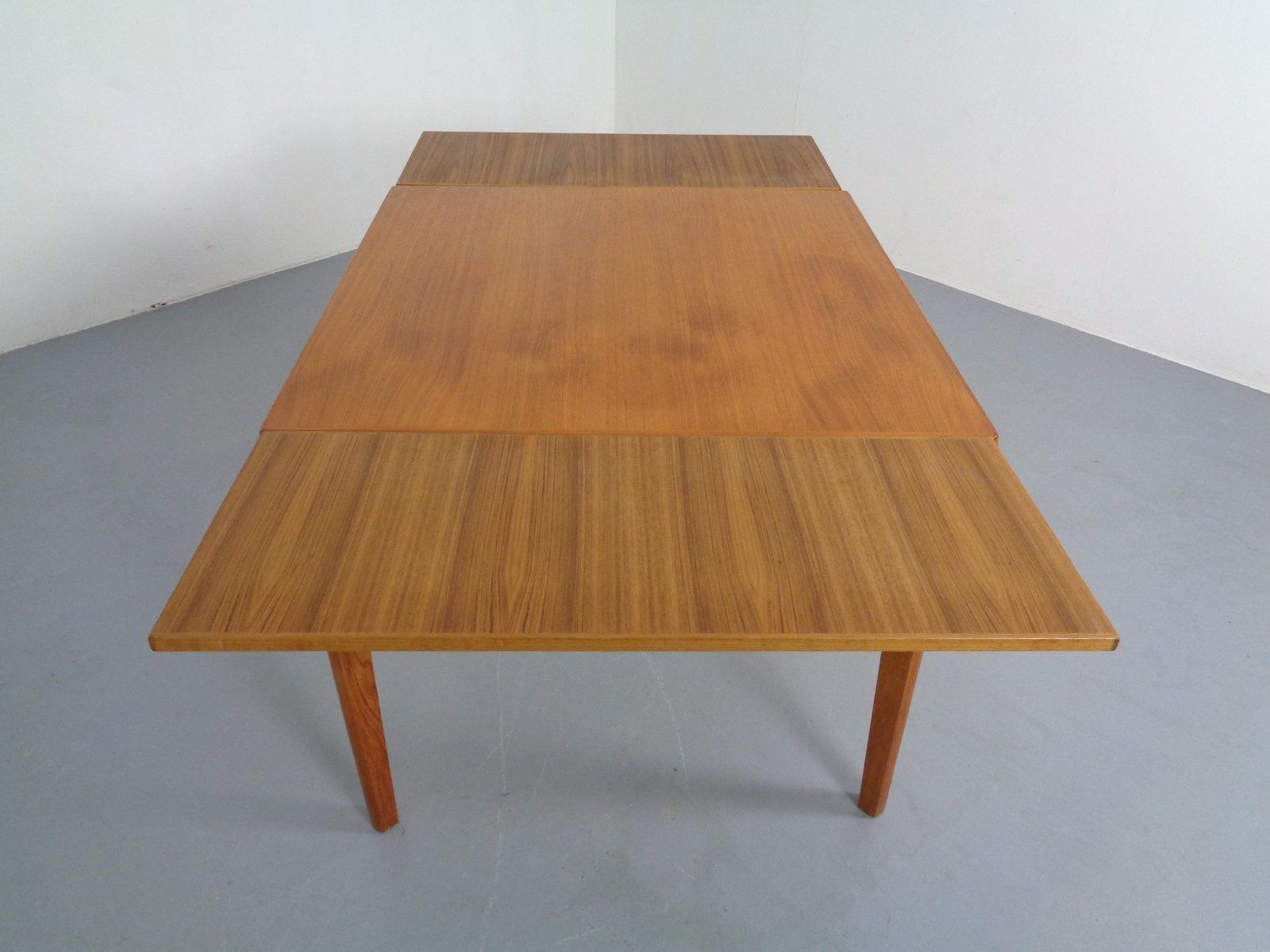 Extendable Teak Dining Table, Denmark, 1960s photo Furniture