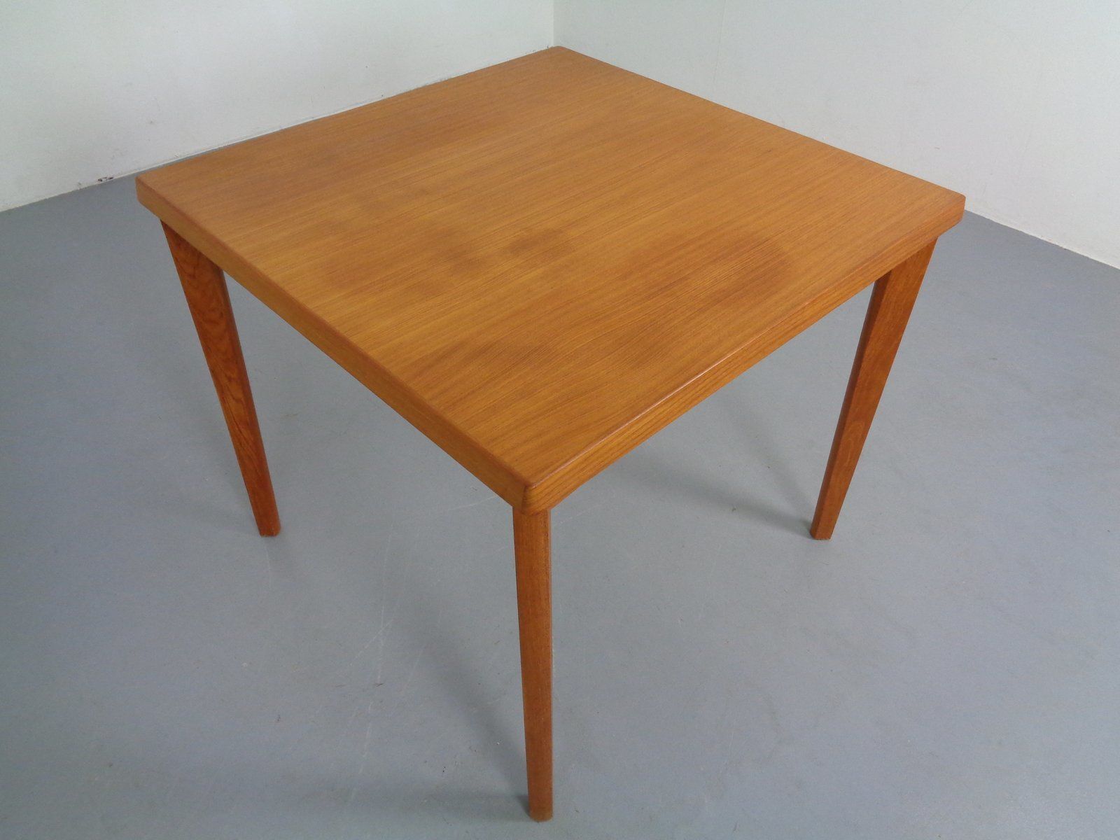 Extendable Teak Dining Table, Denmark, 1960s photo vintage