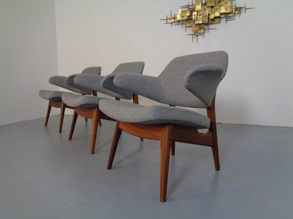 Dutch Armchair By Louis Van Teeffelen For Wébé, 1960s photo for sale