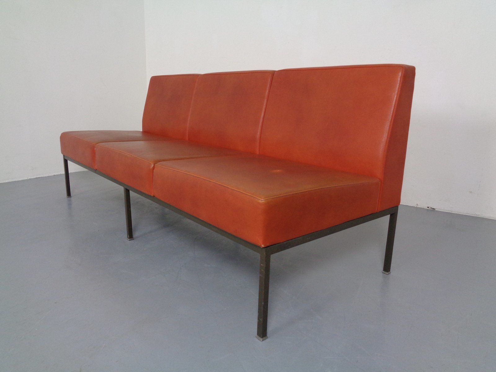 Minimalist 3 Seater Bench, 1960s photo furniture