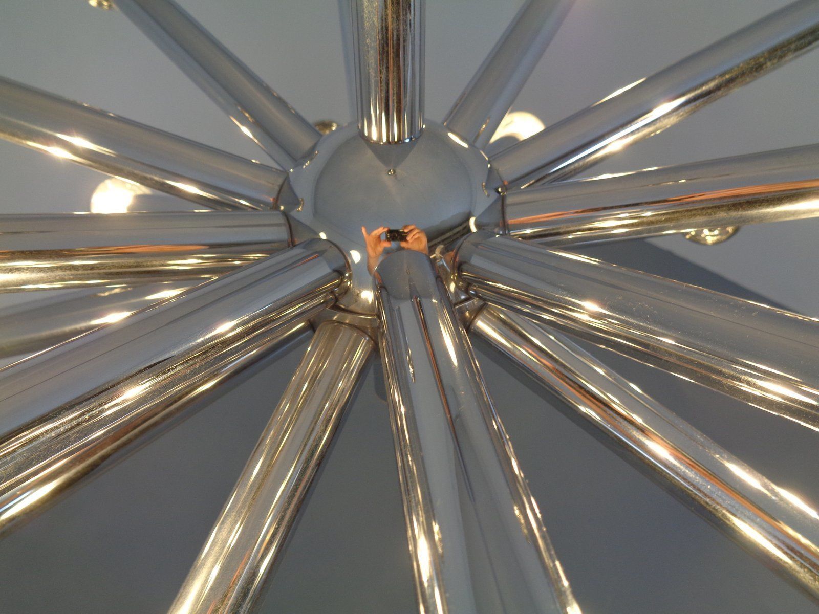 photo furniture Large Italian Sputnik Chandelier By Gaetano Sciolari For Sciolari, 1960s