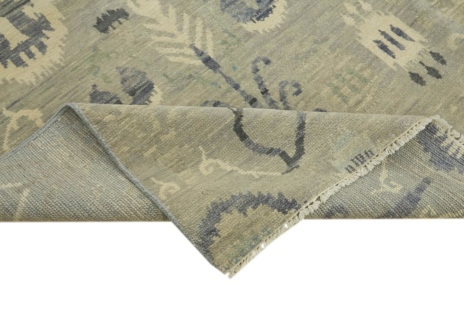 Grey Oriental Oushak Rug 273 X 361 Cm photo vinterior