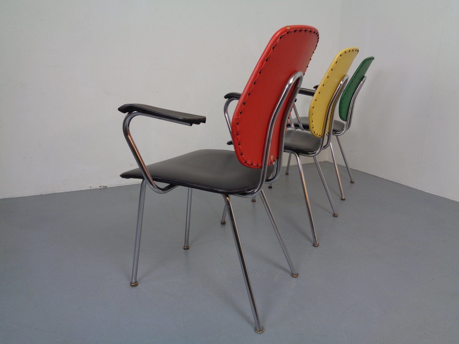 Mid Century Armchairs From Drabert, 1960s, Set Of 3 photo 578.0