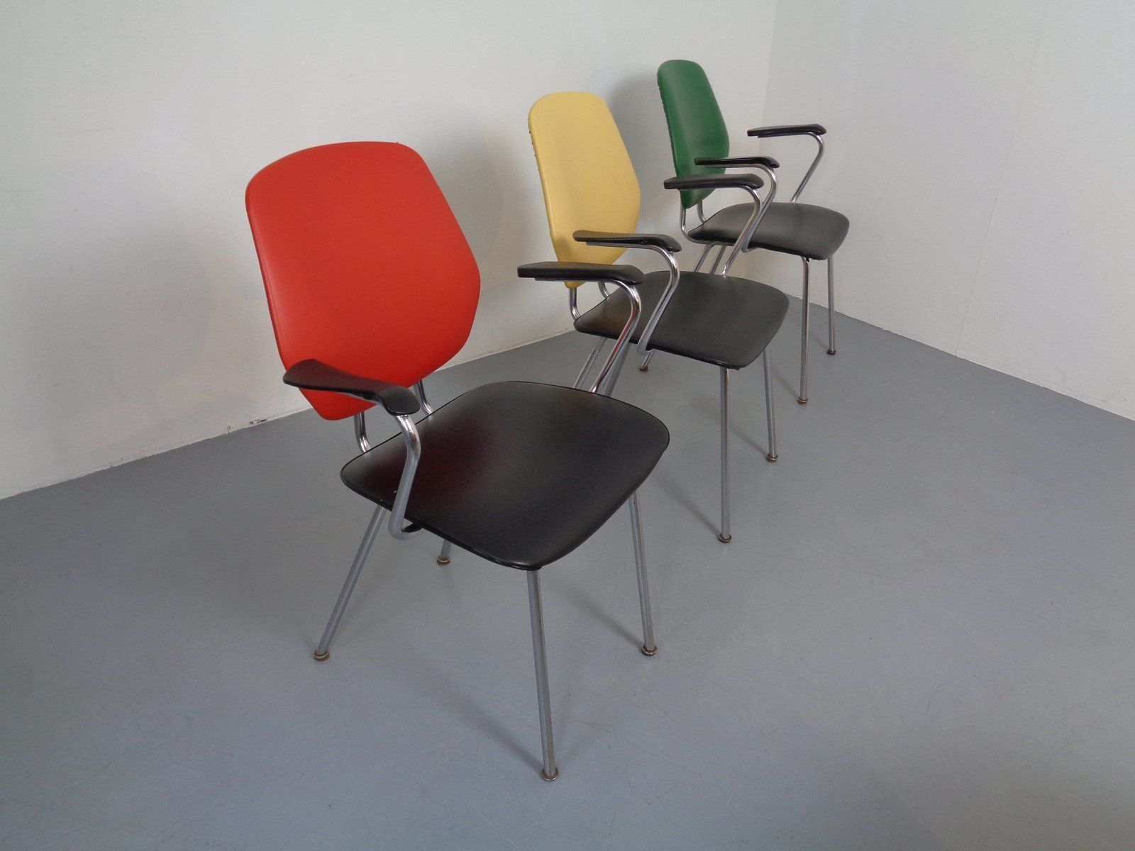 Mid Century Armchairs From Drabert, 1960s, Set Of 3 photo buy