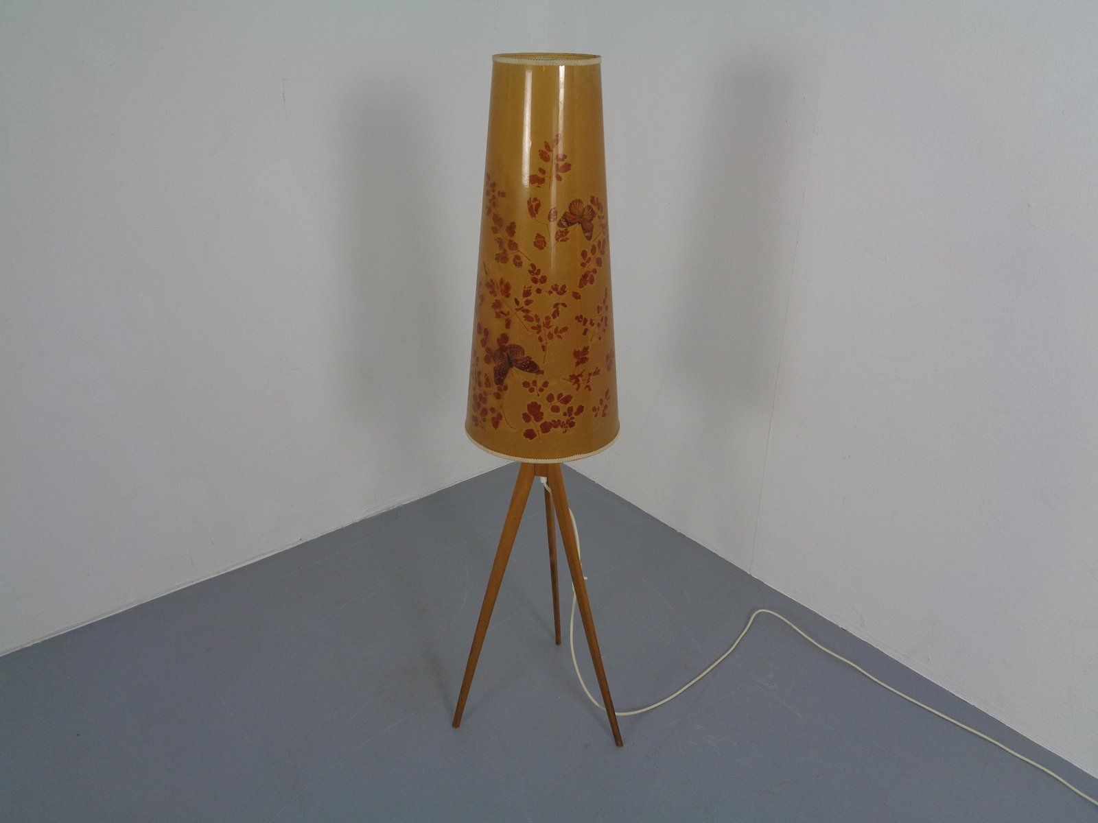 Vintage Tripod Floor Lamp, 1960s