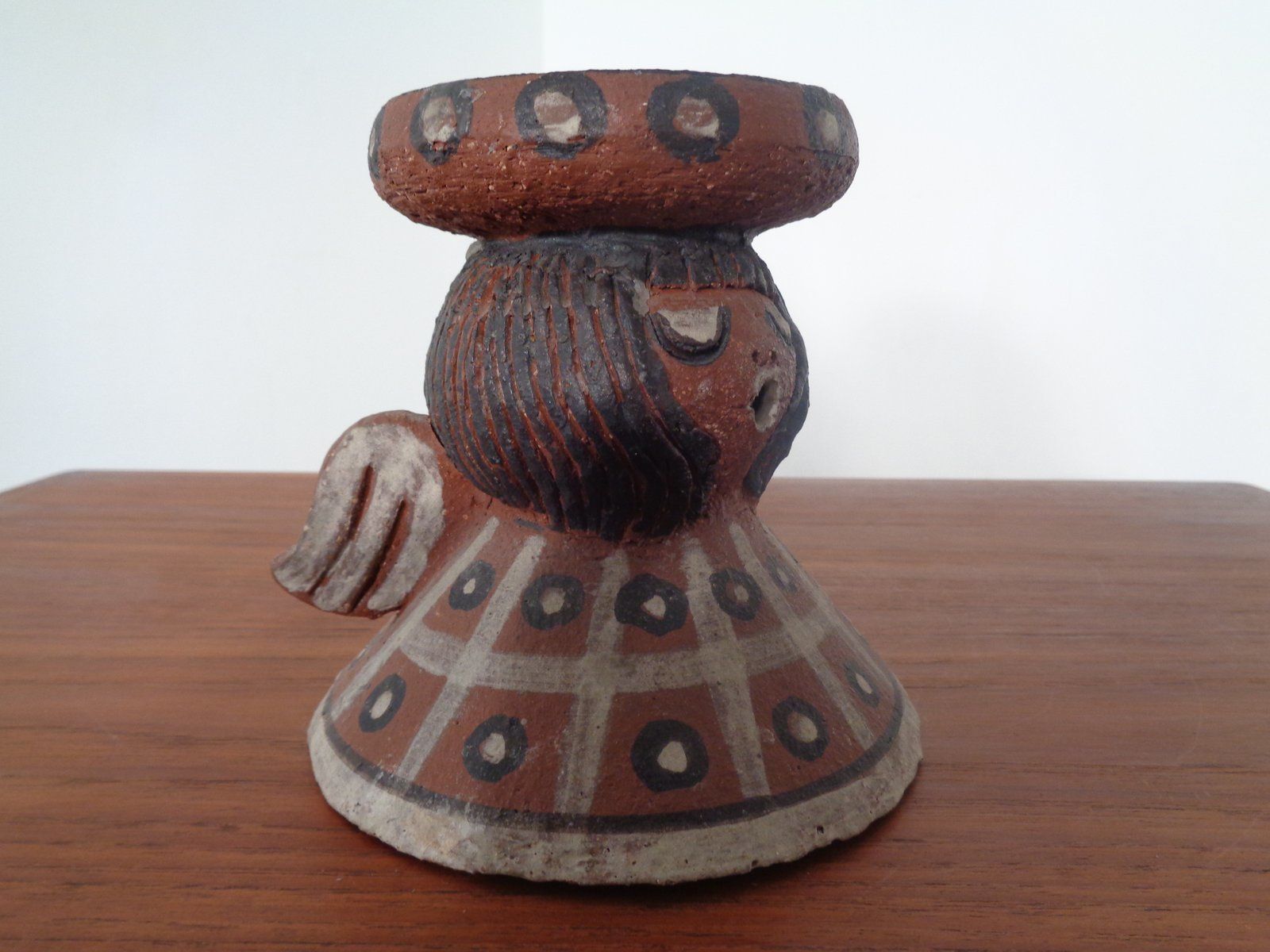 Mid Century Ceramic Angel Candleholder By Gerhard Liebenthron 1970s photo furniture