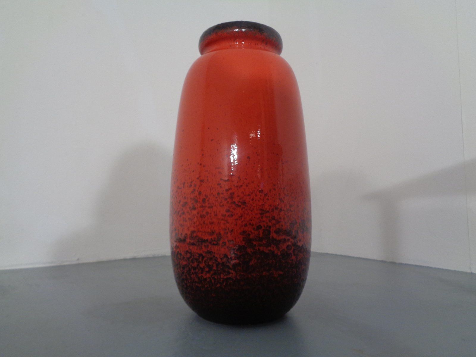 Home Decor Large Glazed Ceramic Nr. 284 53 Vase From Scheurich 1970s photo