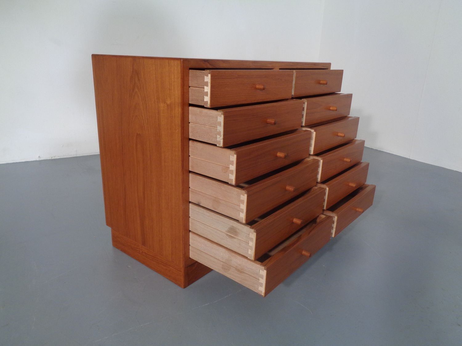 Danish Teak Chest Of Drawers 1960s photo 1006.0