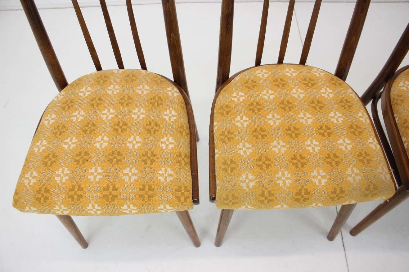 photo for sale 1970s Set Of Four Dining Chairs By Jitona, Czechoslovakia