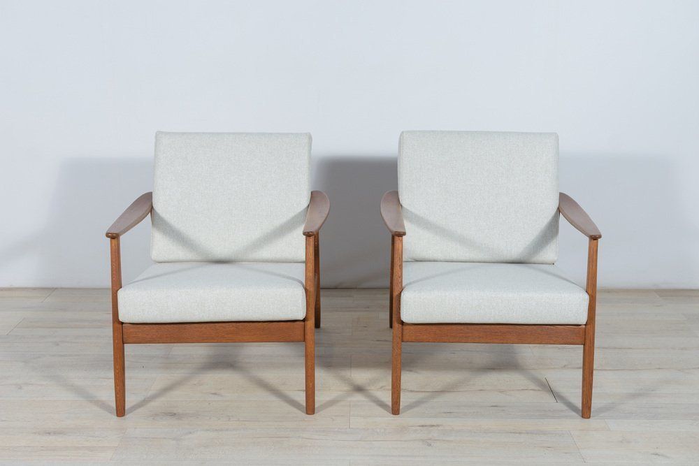 USA 247 Lounge Chairs By Folke Ohlsson For Dux, 1960s, Set Of 2
