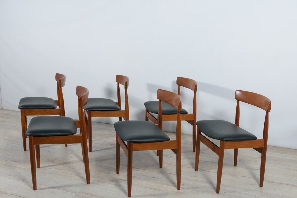 Mid Century Danish Teak Chairs From Farsö Stolefabrik, Denmark, 1960s, Set Of 6 photo furniture