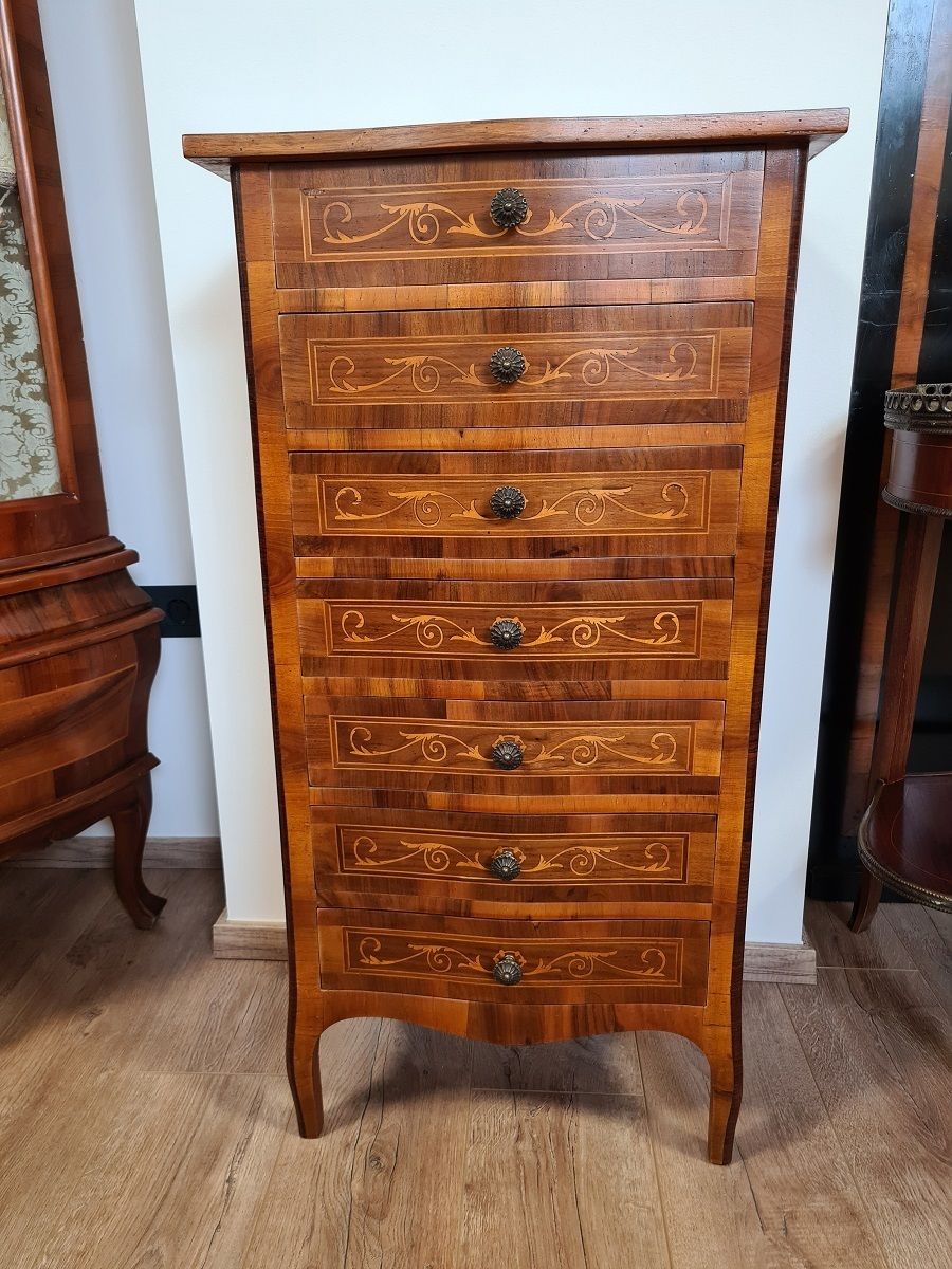 Furniture Inlaid Chest Of Drawers photo