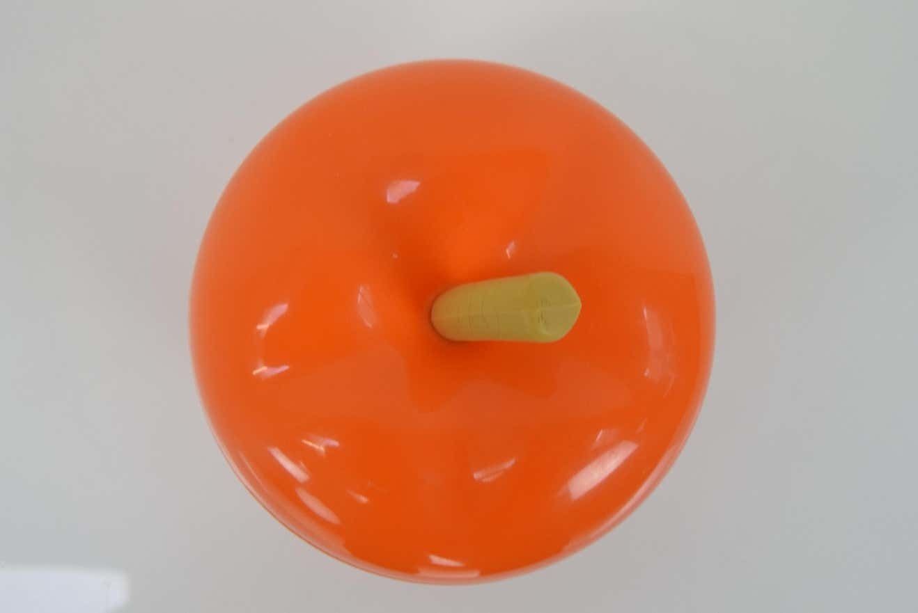 Mid Century Plastic Box,Apple,1970's. photo 155.0