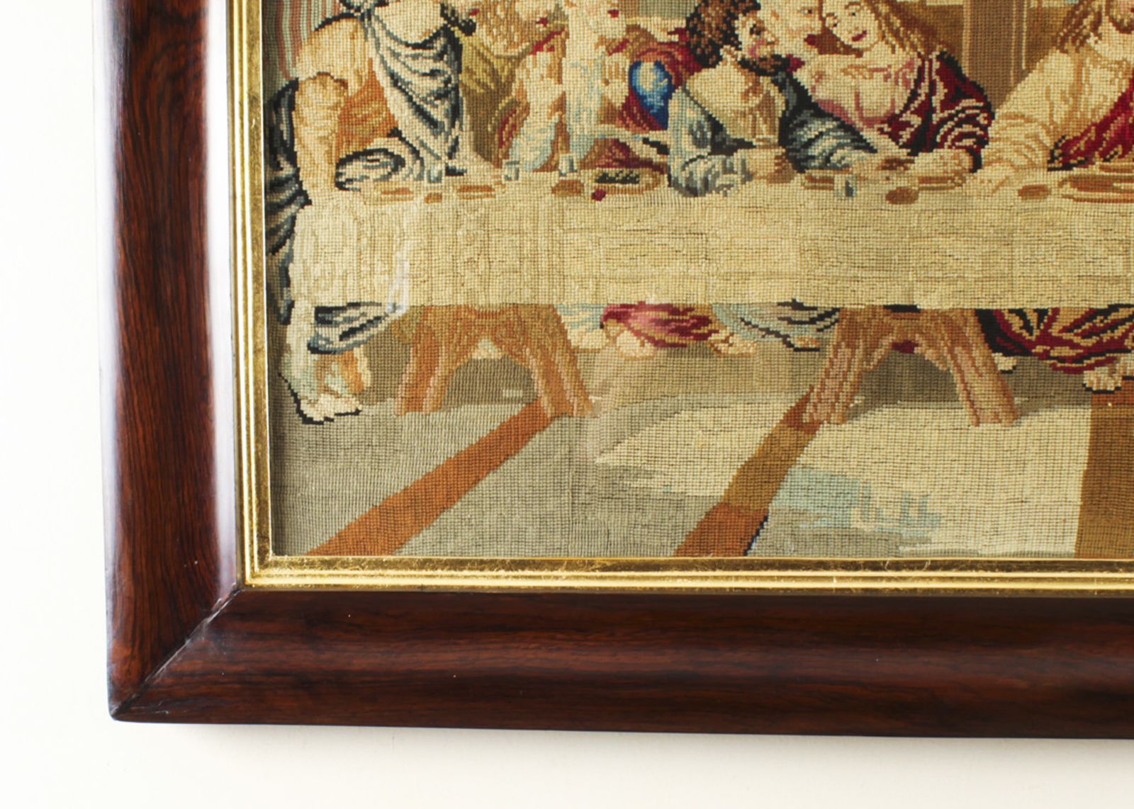 Antique Flanders Tapestry Of The Last Supper 19th C photo 2050.0