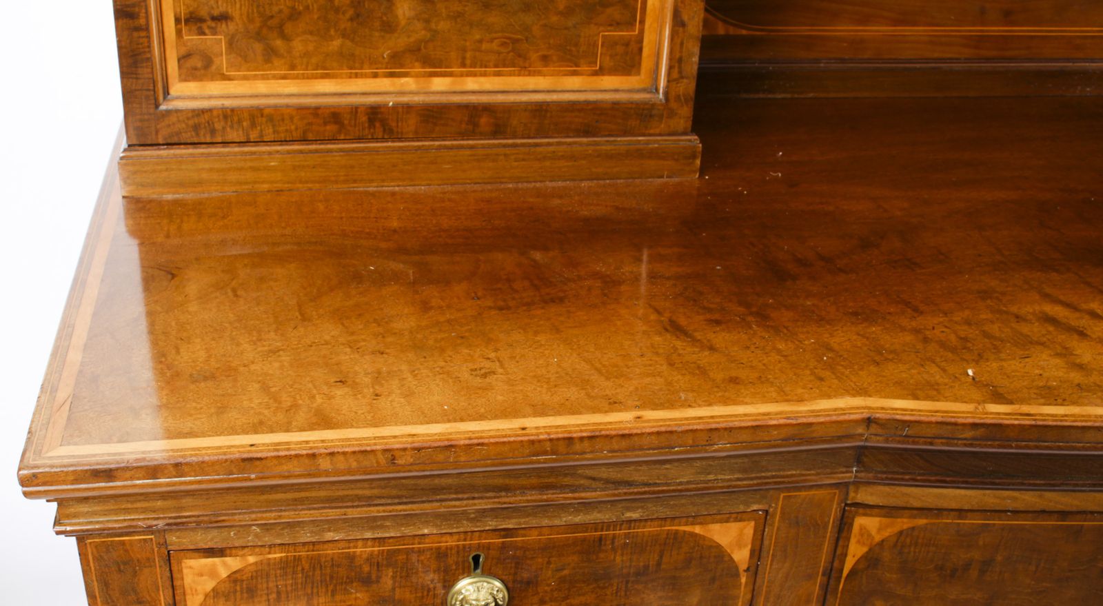 Edwardian Sheraton Revival Mahogany Sideboard  19th C photo 3750.0