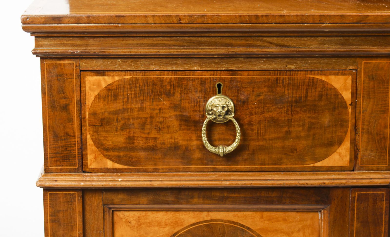 photo buy Edwardian Sheraton Revival Mahogany Sideboard  19th C