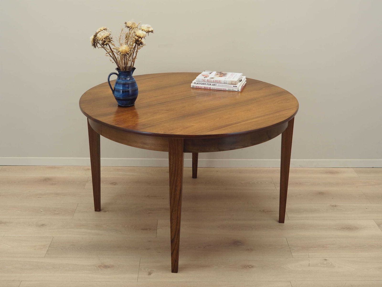 Round Vintage Table, Danish Design, 1970s, Production: Denmark photo Furniture