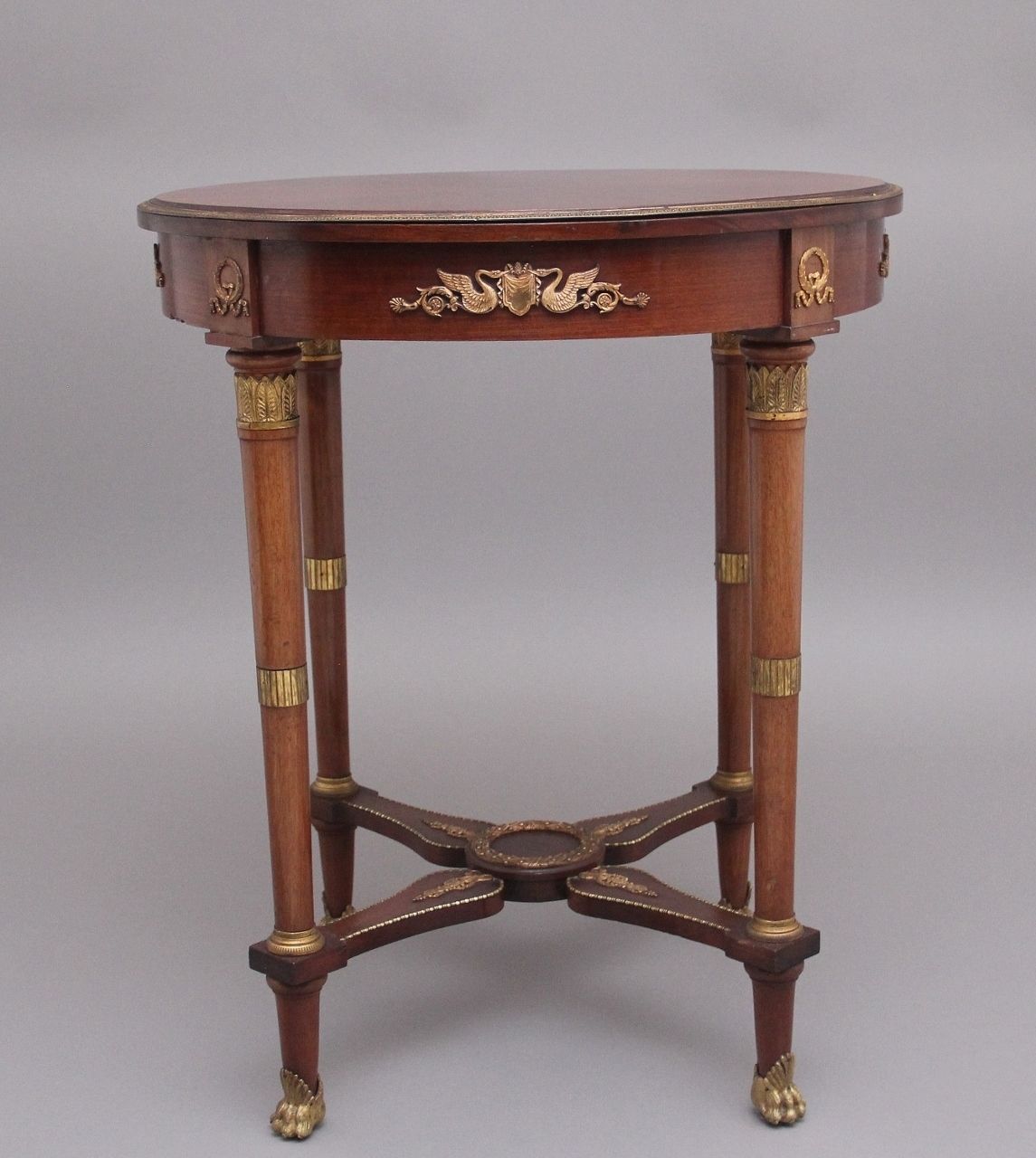 19th Century French Mahogany Centre Table In The Empire Style