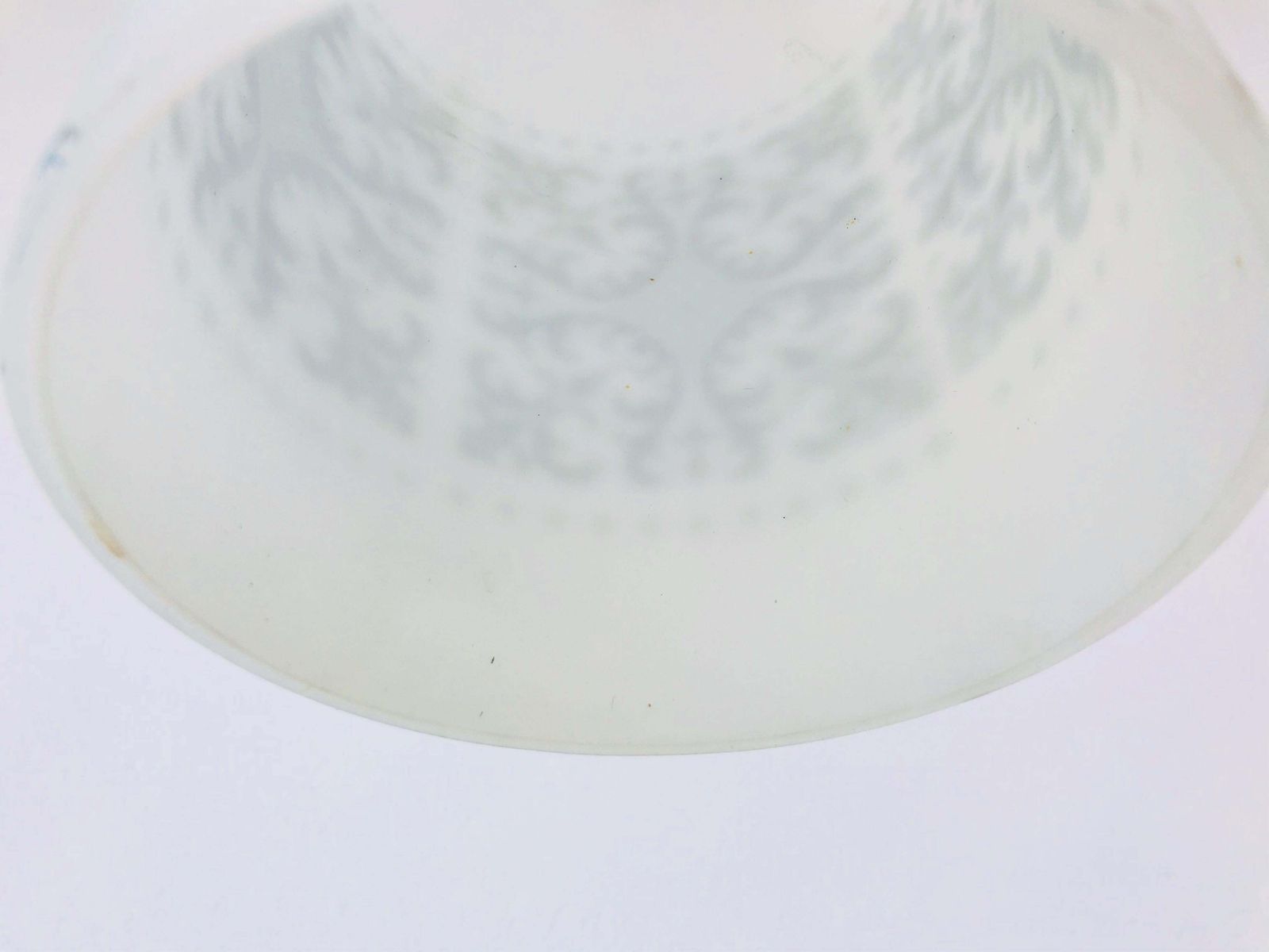 Set Of 3 Rare Opaline Glass Pendant Lamps By Glashütte Limburg, 1960s photo buy