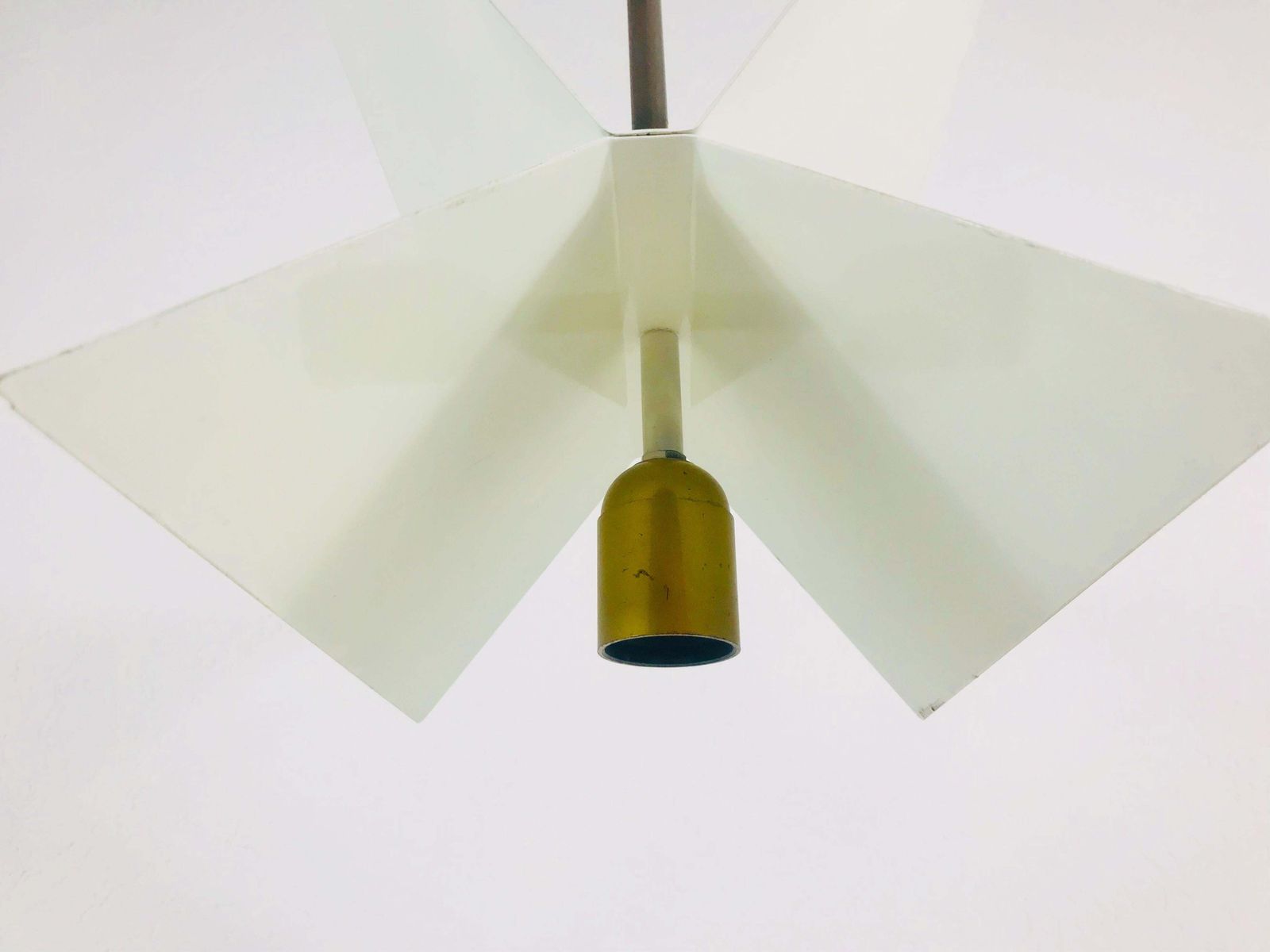 White Metal Italian Space Age Chandelier‚ X Shape’, 1960s, Italy photo buy