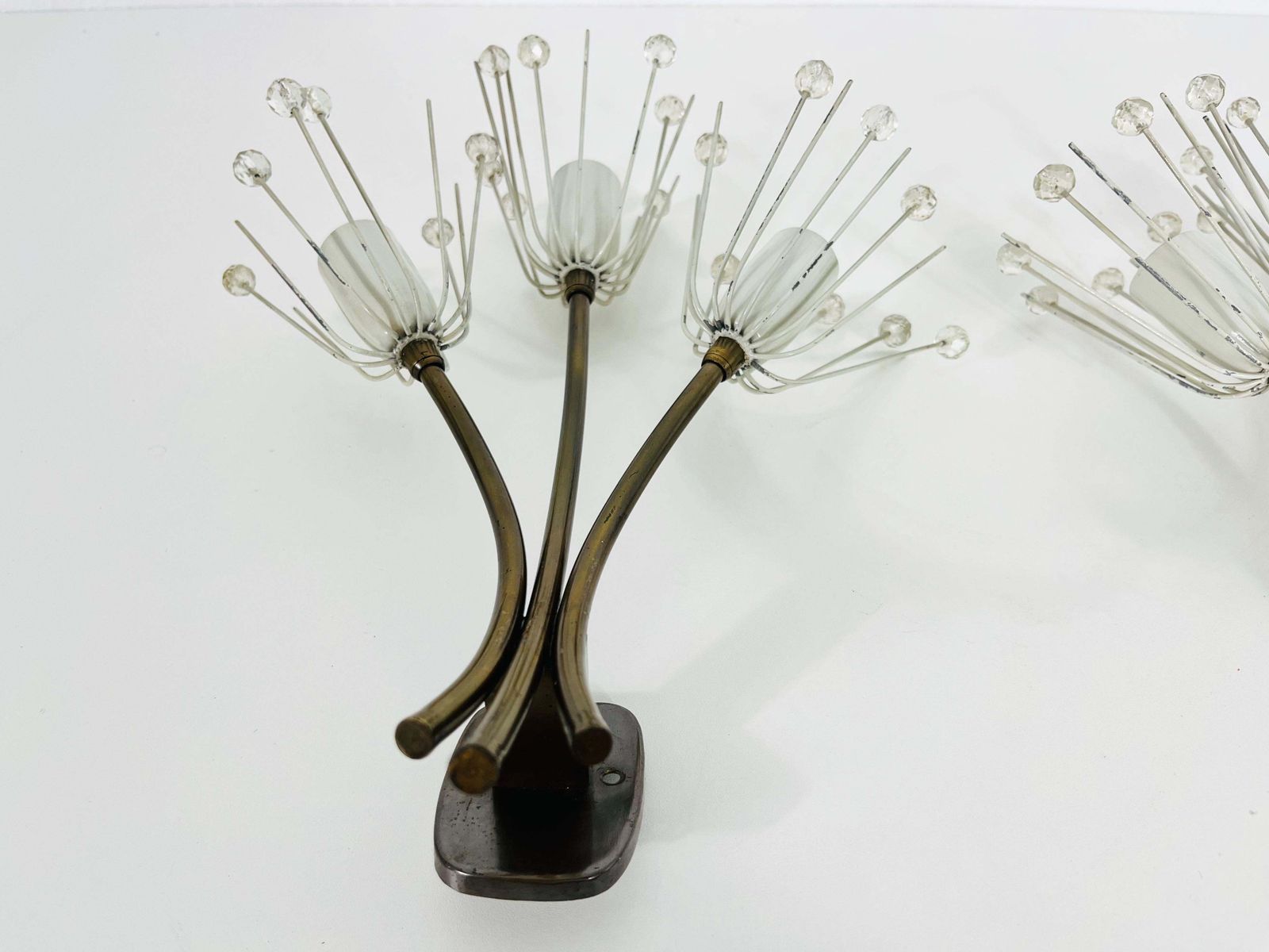 Pair Of Mid Century Brass Sconces By Emil Stejnar For Rupert Nikoll, 1960s photo Lighting