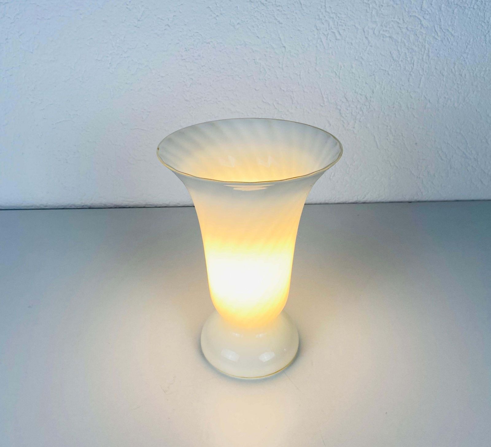 Murano Glass Mushroom Table Lamp By Vetri D‘Arte, Italy, 1970s photo vinterior