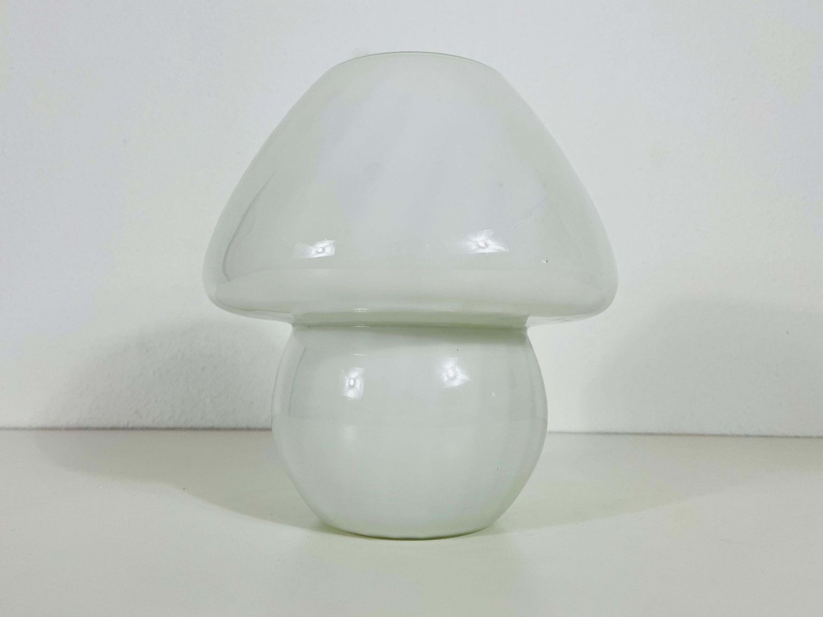 Murano Glass Mushroom Table Lamp By Vetri D‘Arte, Italy, 1970s photo for sale