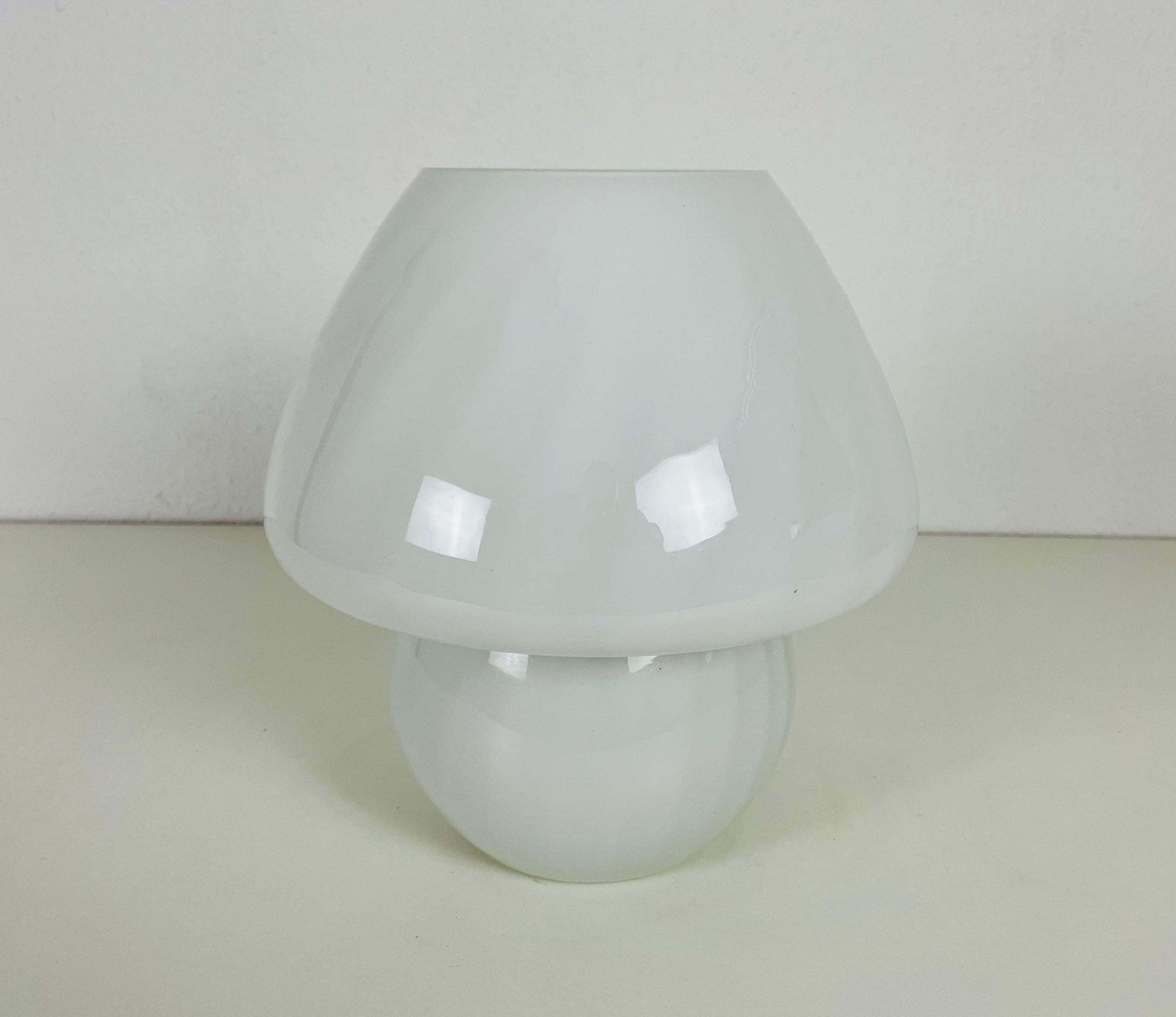 Murano Glass Mushroom Table Lamp By Vetri D‘Arte, Italy, 1970s photo vinterior