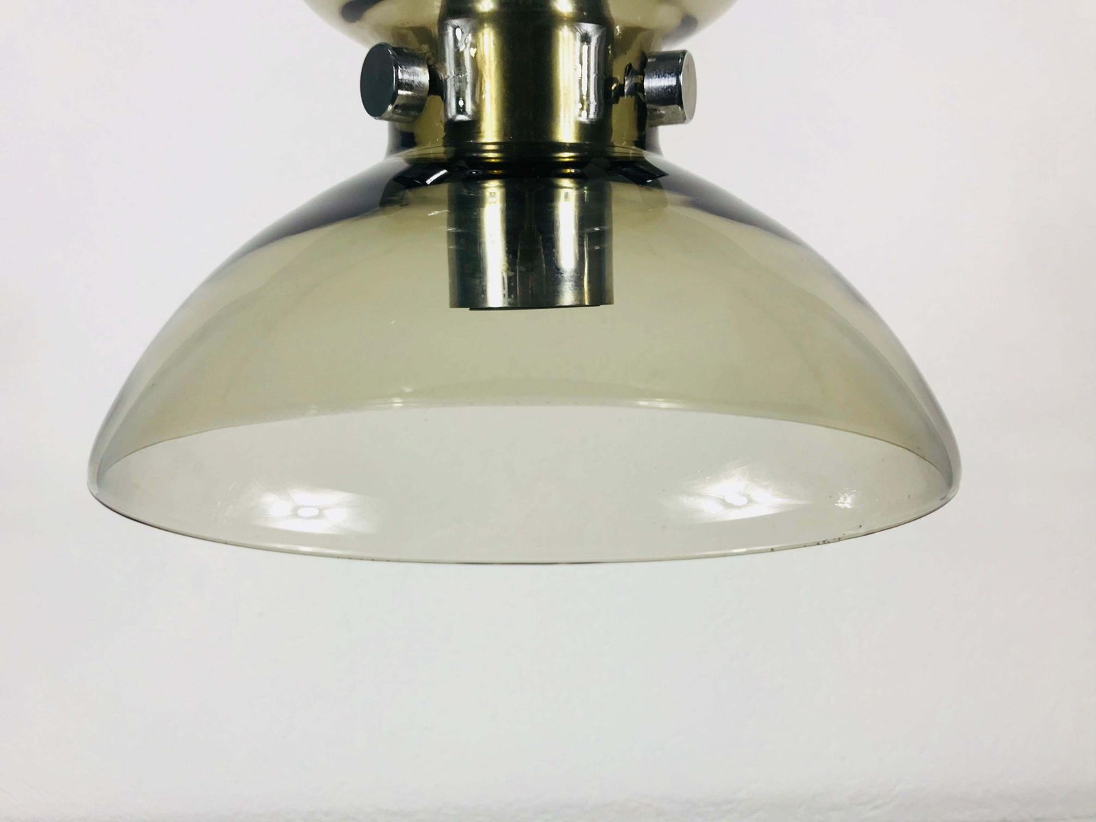 photo for sale Rare Glass Pendant Lamp By Limburg, 1970s
