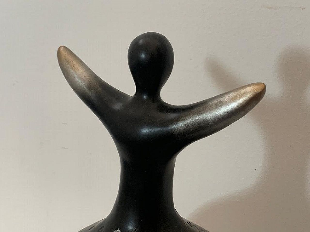 Sculpted Resin Sculpture Finished In Patinated Silver For Lam Lee Group, 1990s photo furniture