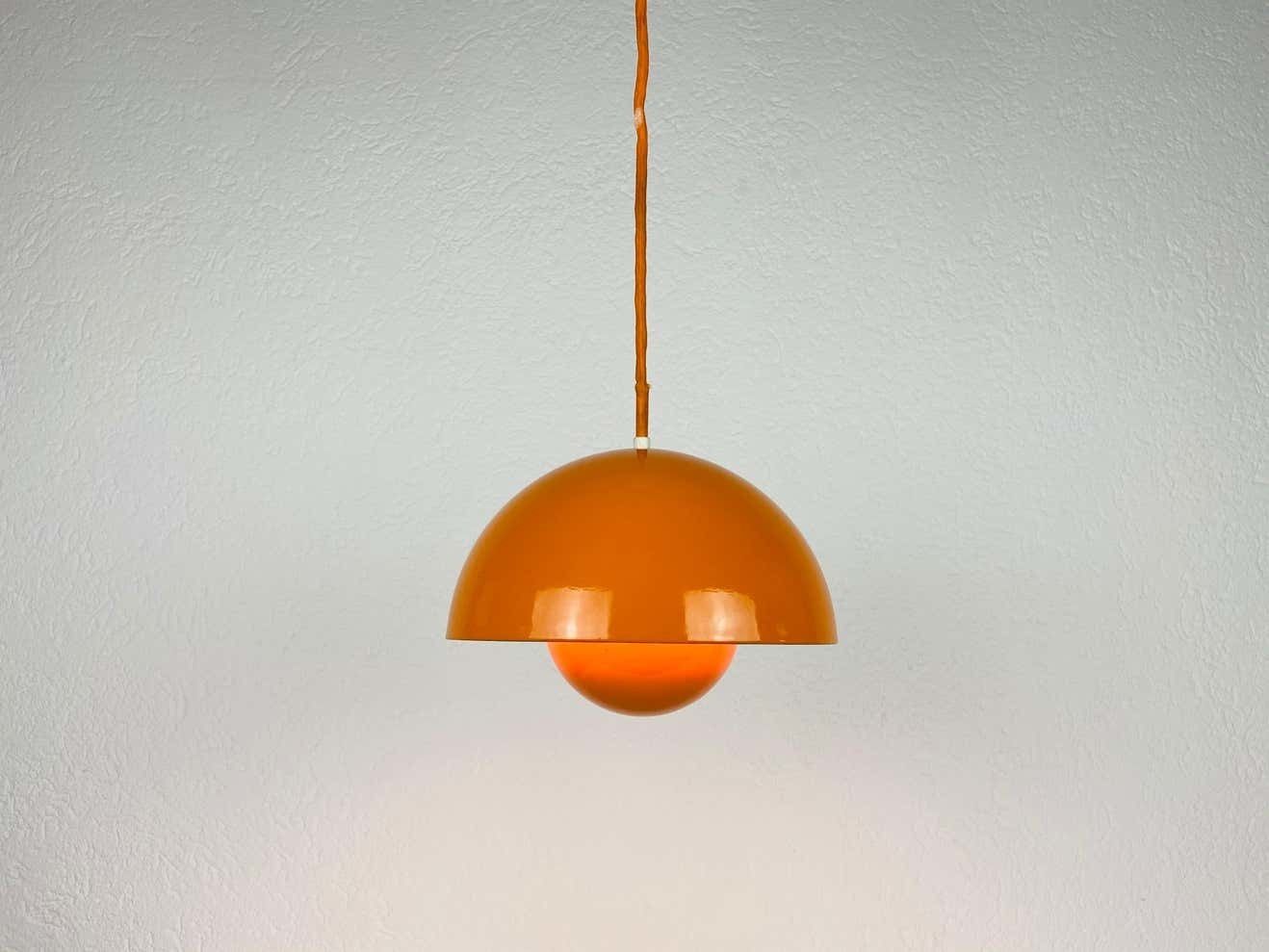 Danish Pendant Lamp By Verner Panton For Louis Poulsen, 1960s photo furniture