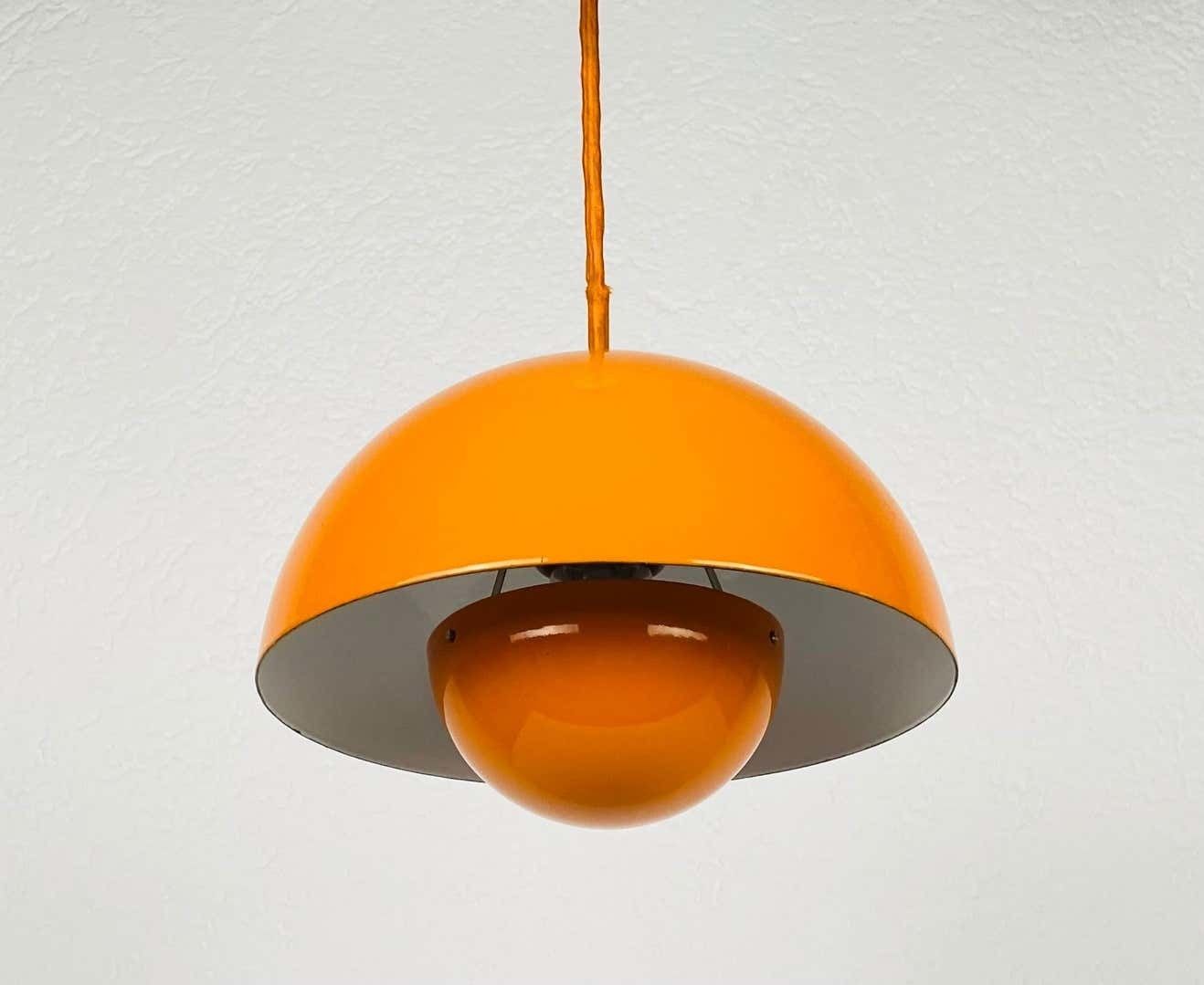 Danish Pendant Lamp By Verner Panton For Louis Poulsen, 1960s photo 495.0